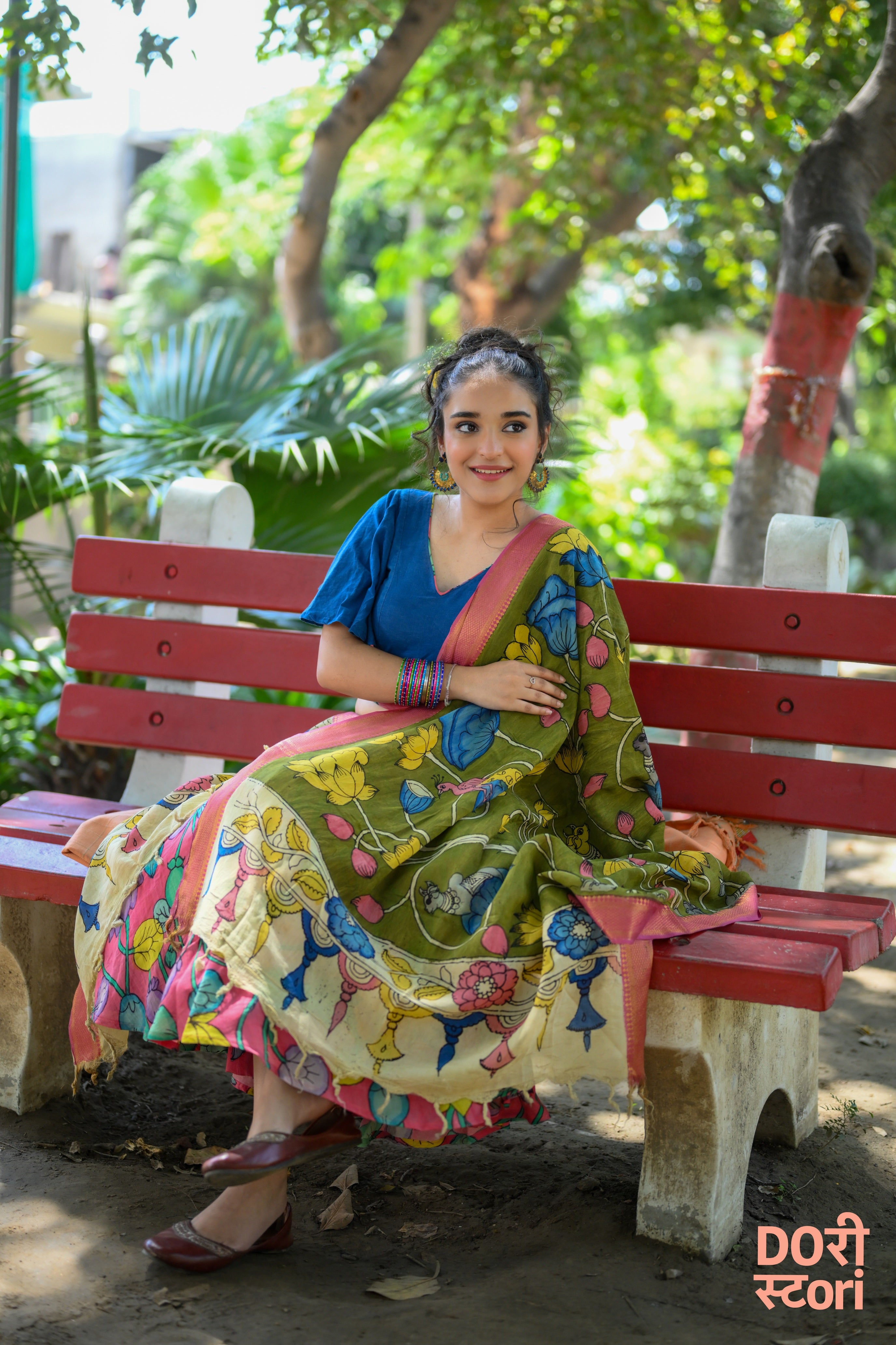 Navrang Leela Lehenga with Harita Sutram Dupatta