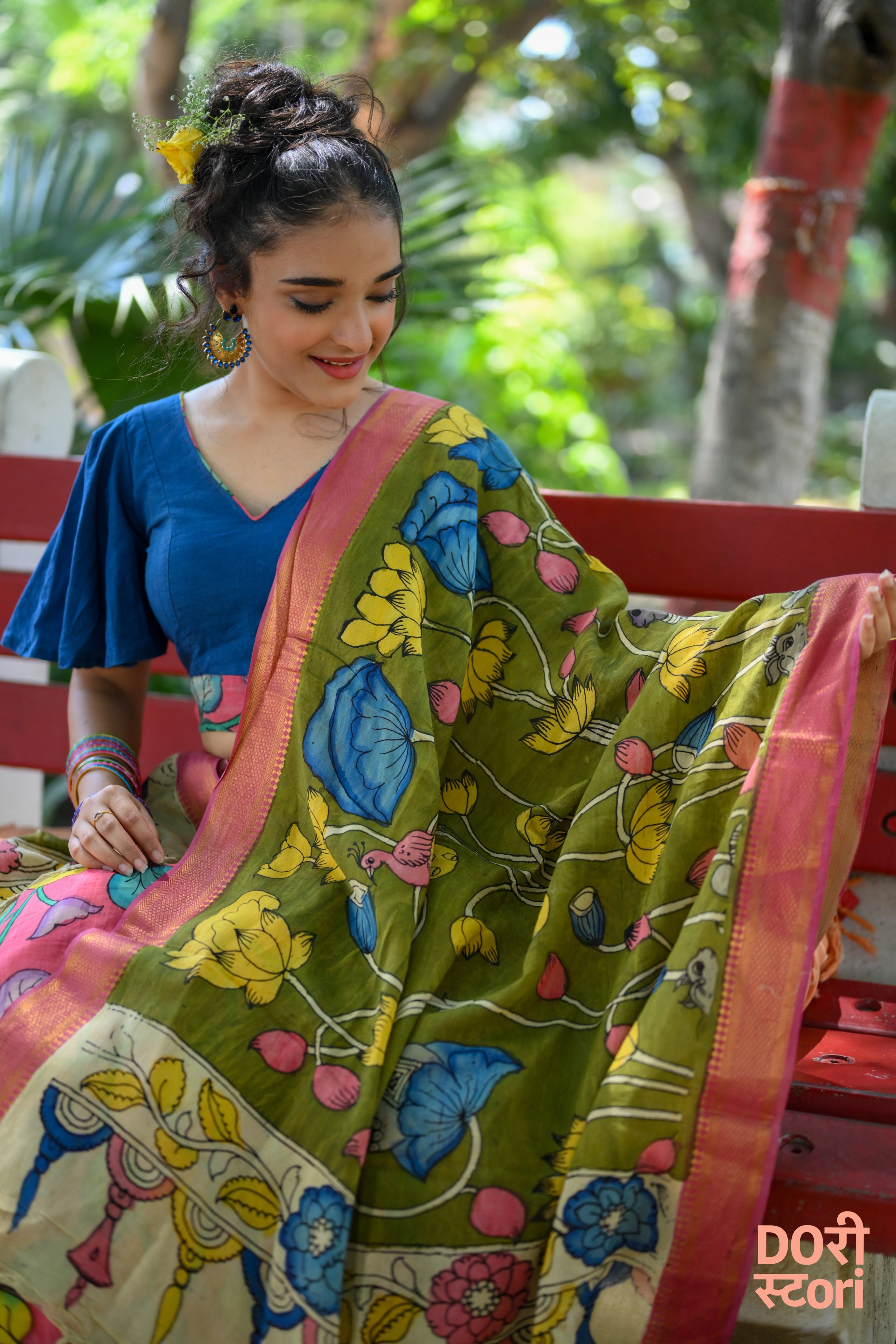 Navrang Leela Lehenga with Harita Sutram Dupatta