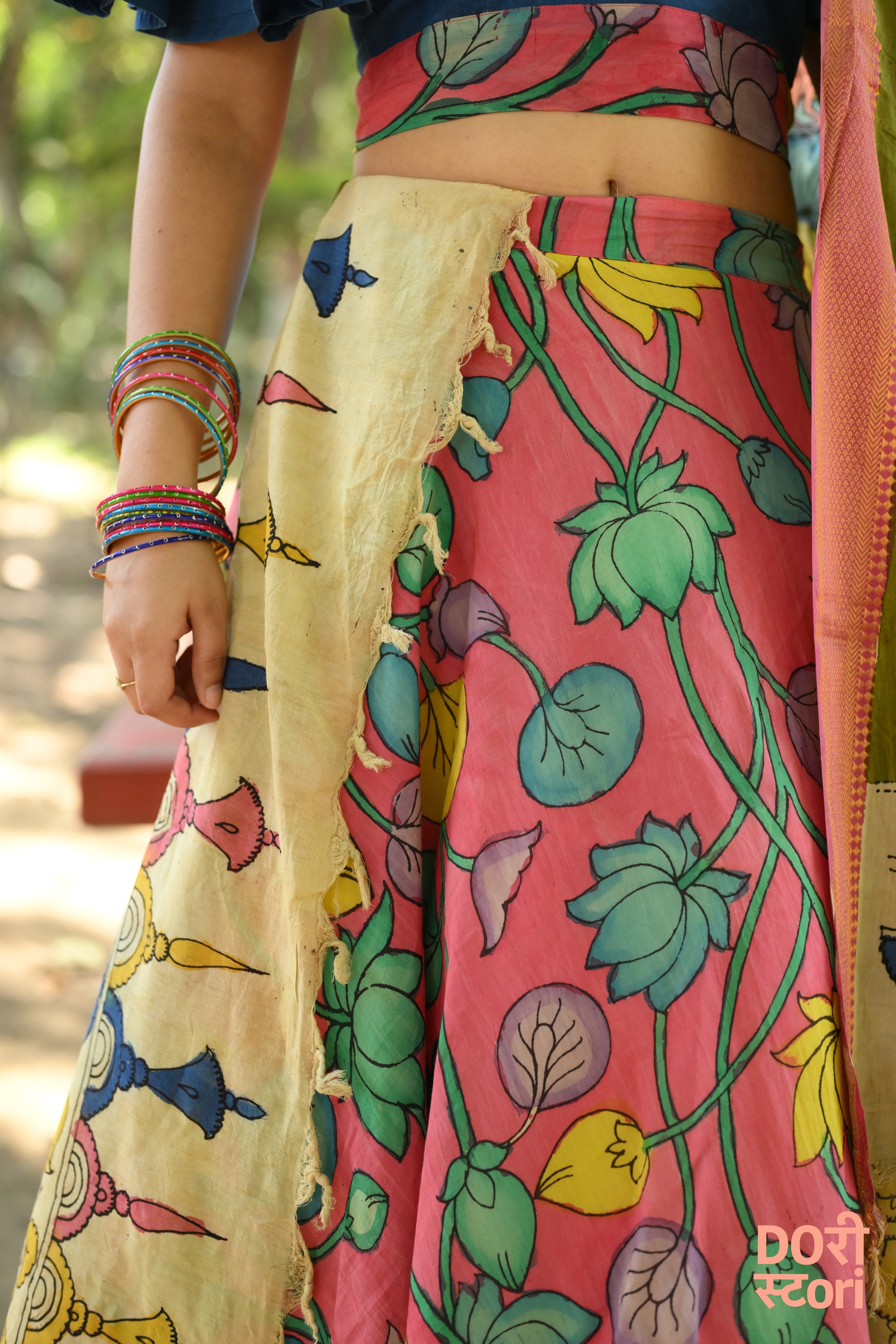 Navrang Leela Lehenga with Harita Sutram Dupatta