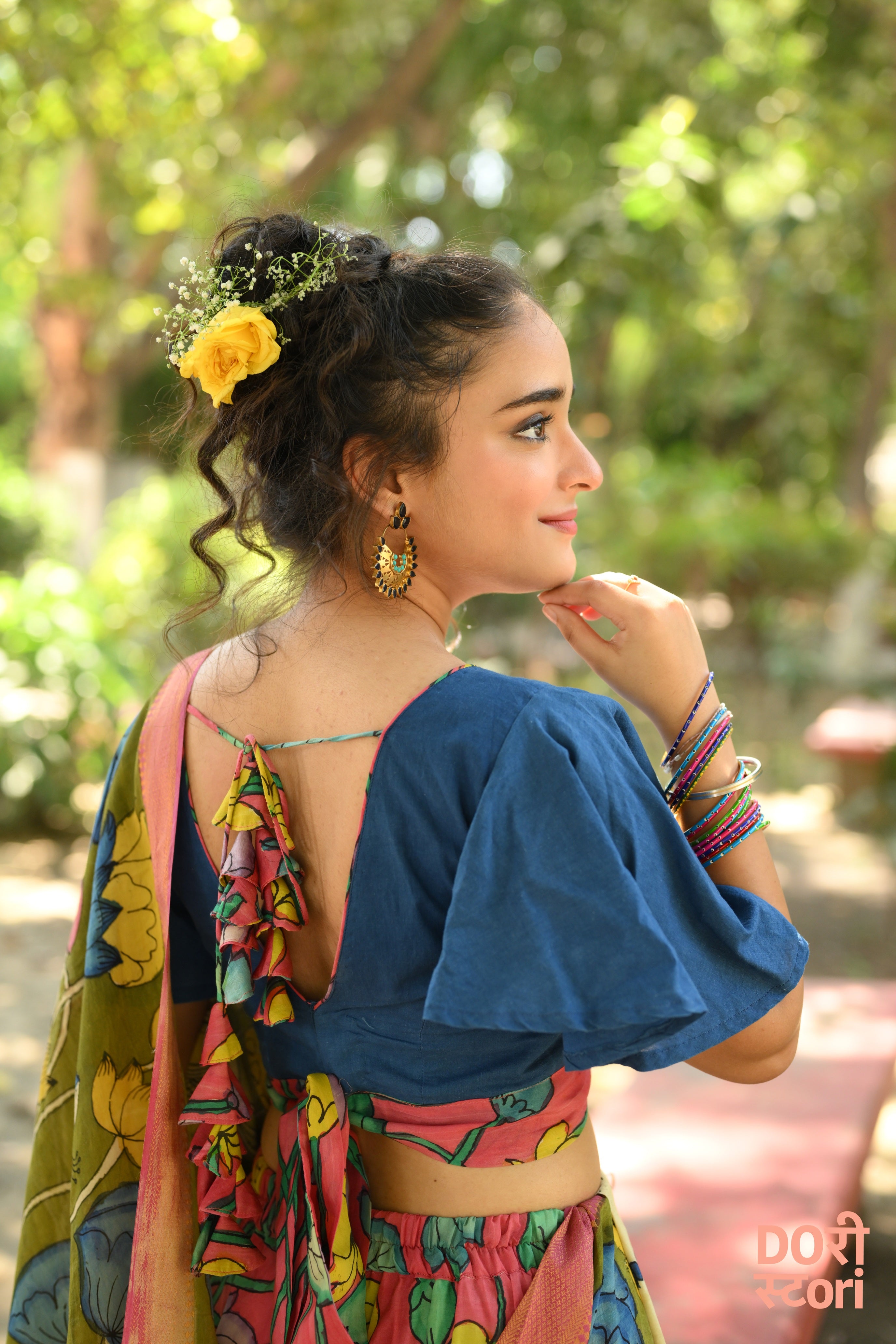 Navrang Leela Lehenga with Harita Sutram Dupatta