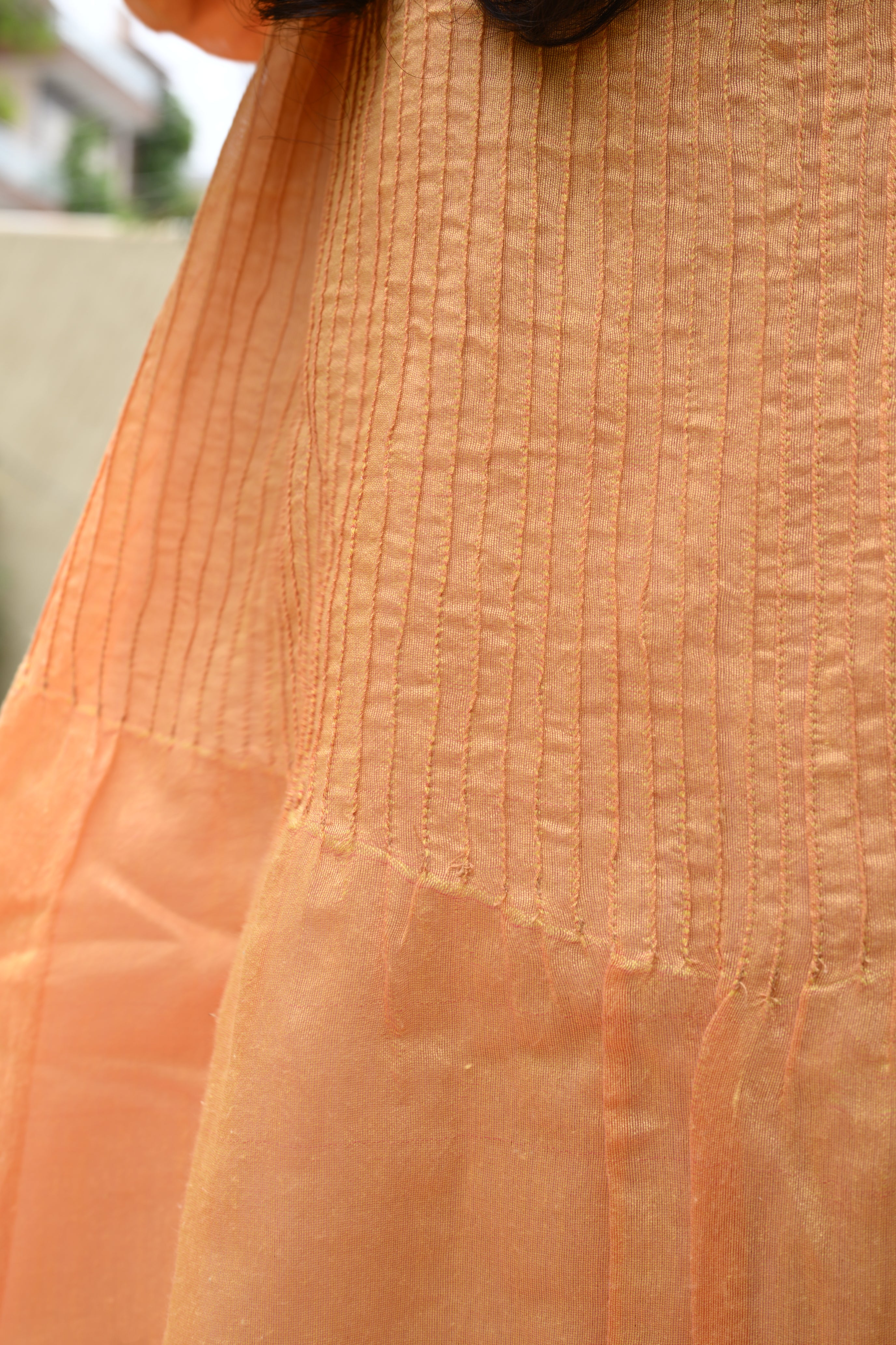 Peachy Chettinad Dress