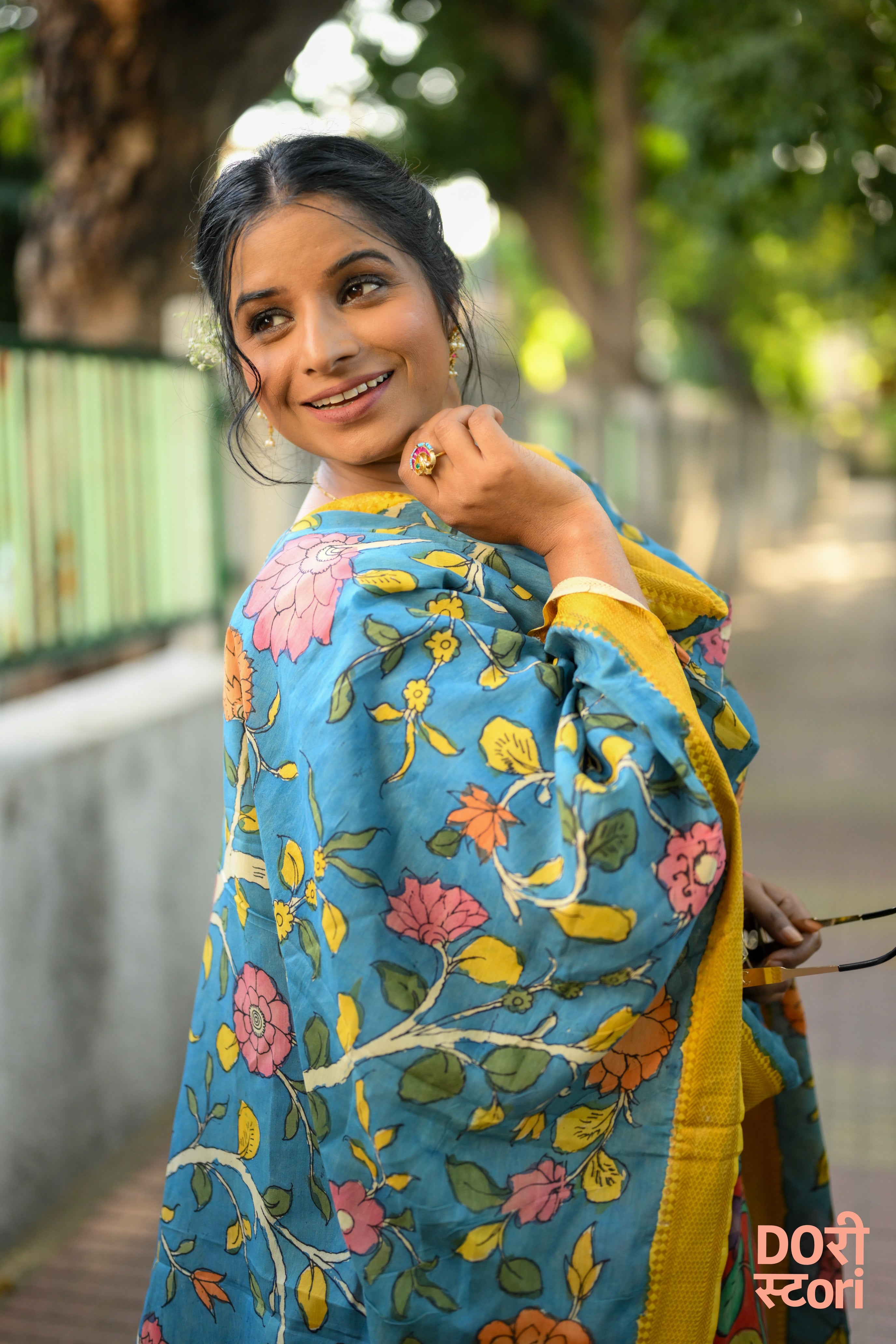 Navrang Leela Lehenga with Neel Vrishti Dupatta