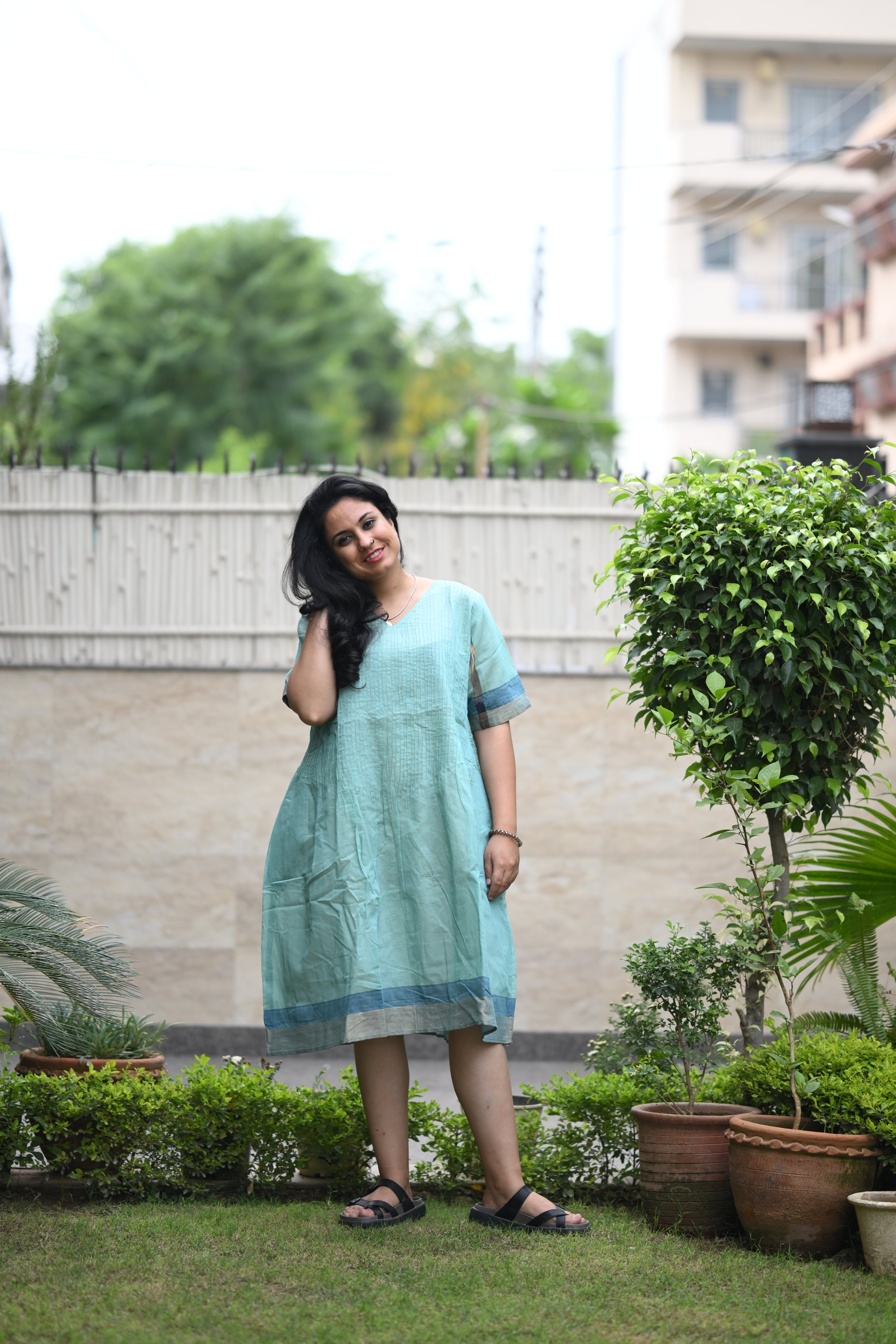 Monsoon Chettinad Dress