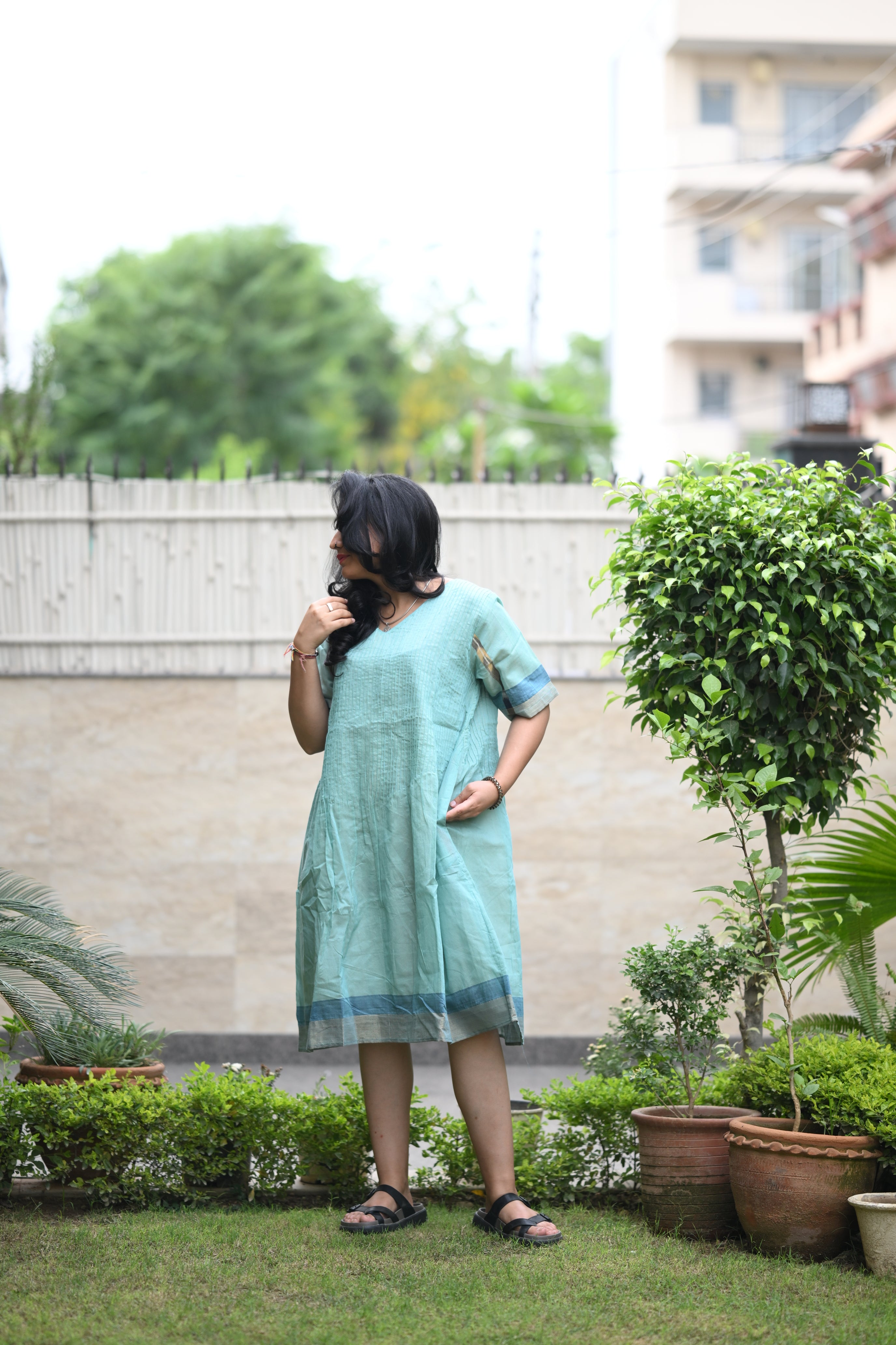 Monsoon Chettinad Dress