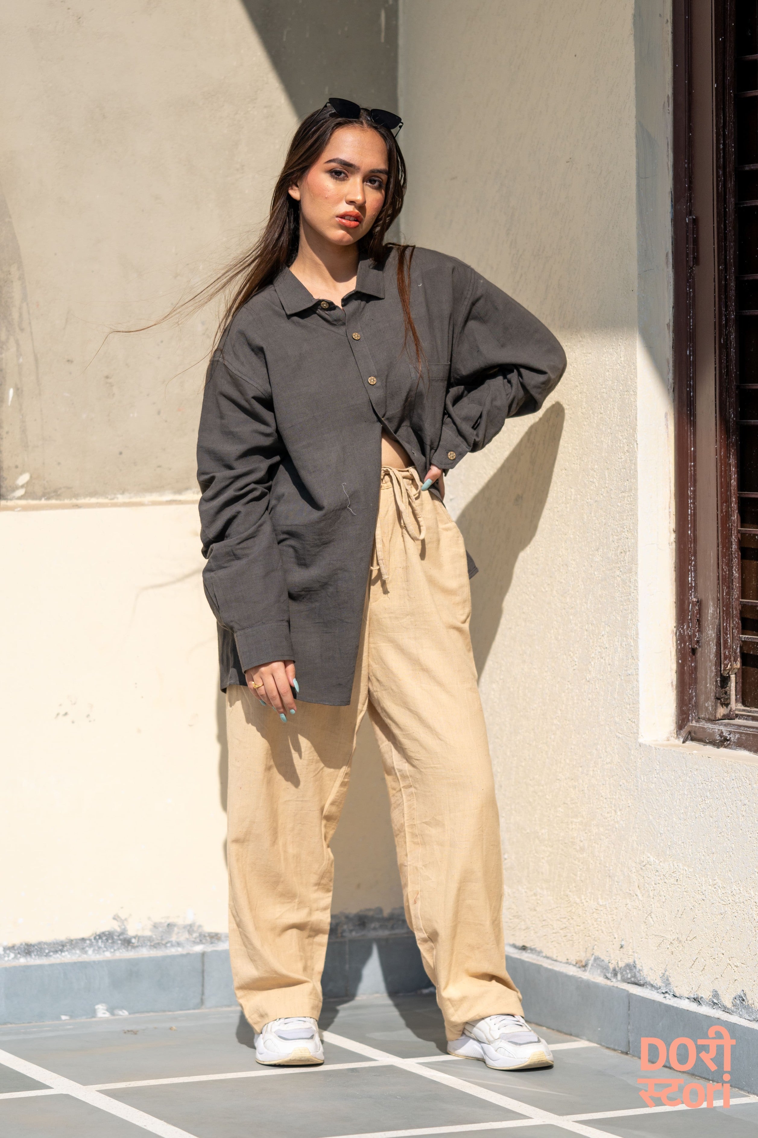 Ode to Khadi - Biege Trousers