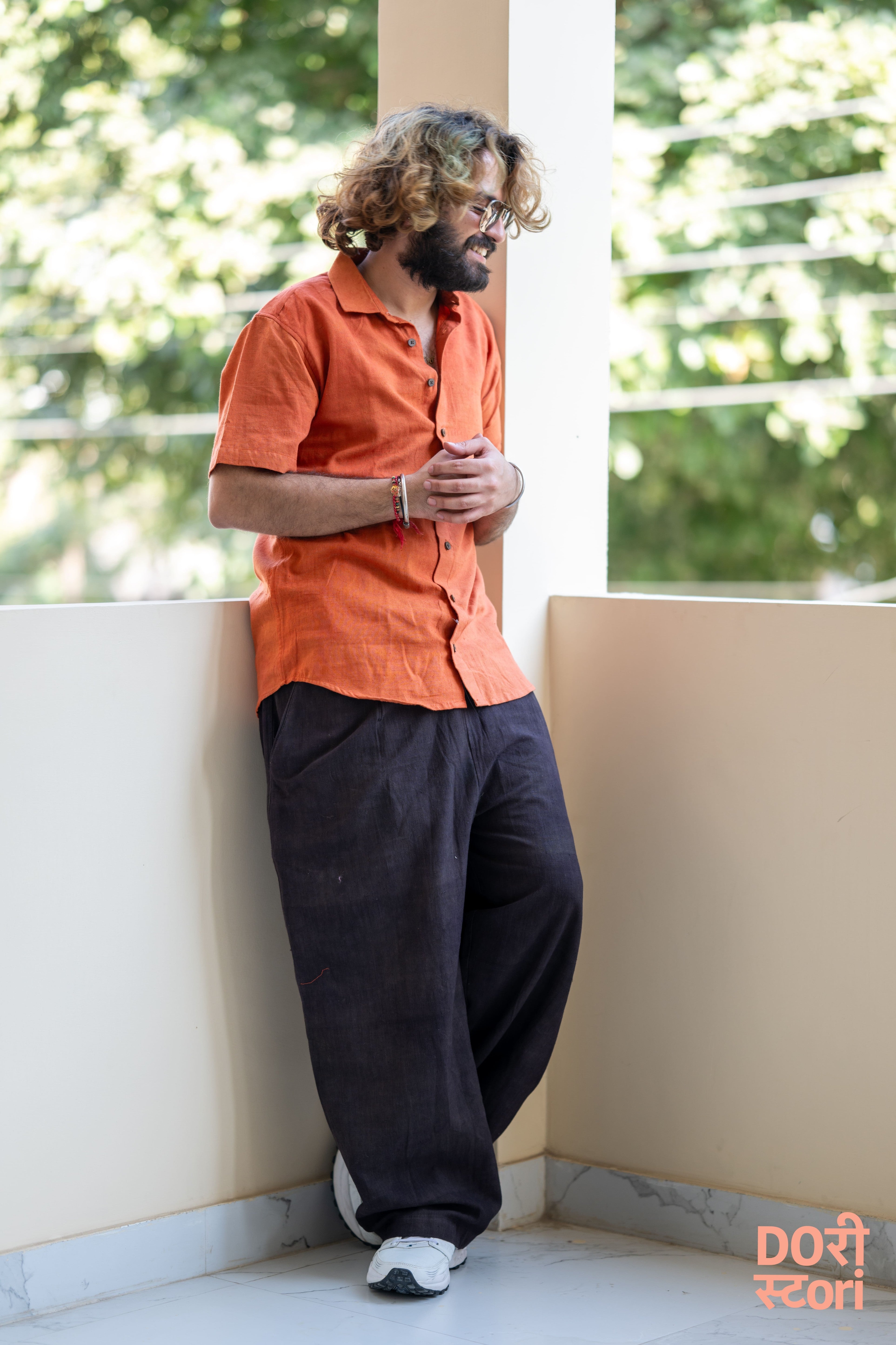 Ode to Khadi - Black Trousers