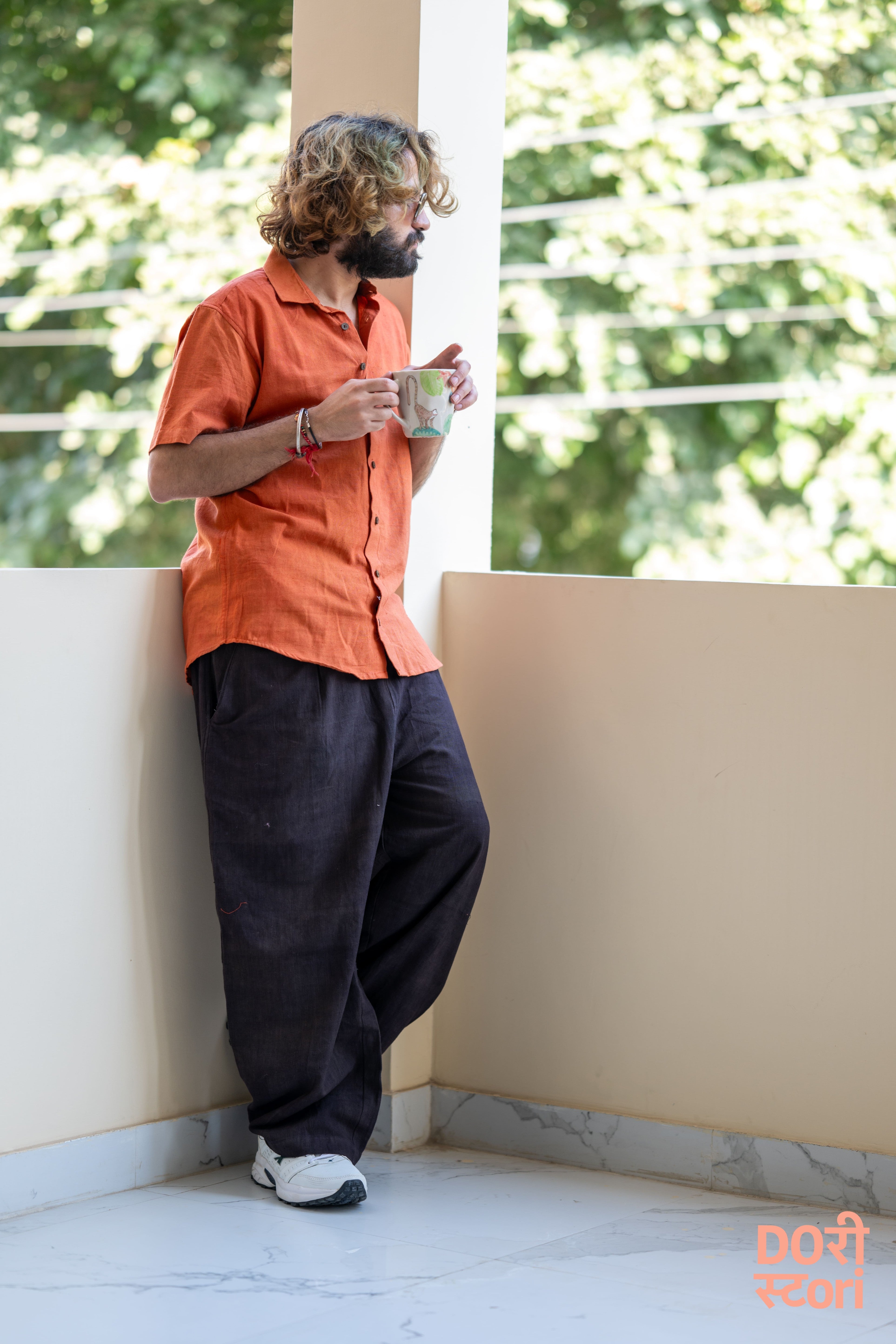 Ode to Khadi - Black Trousers