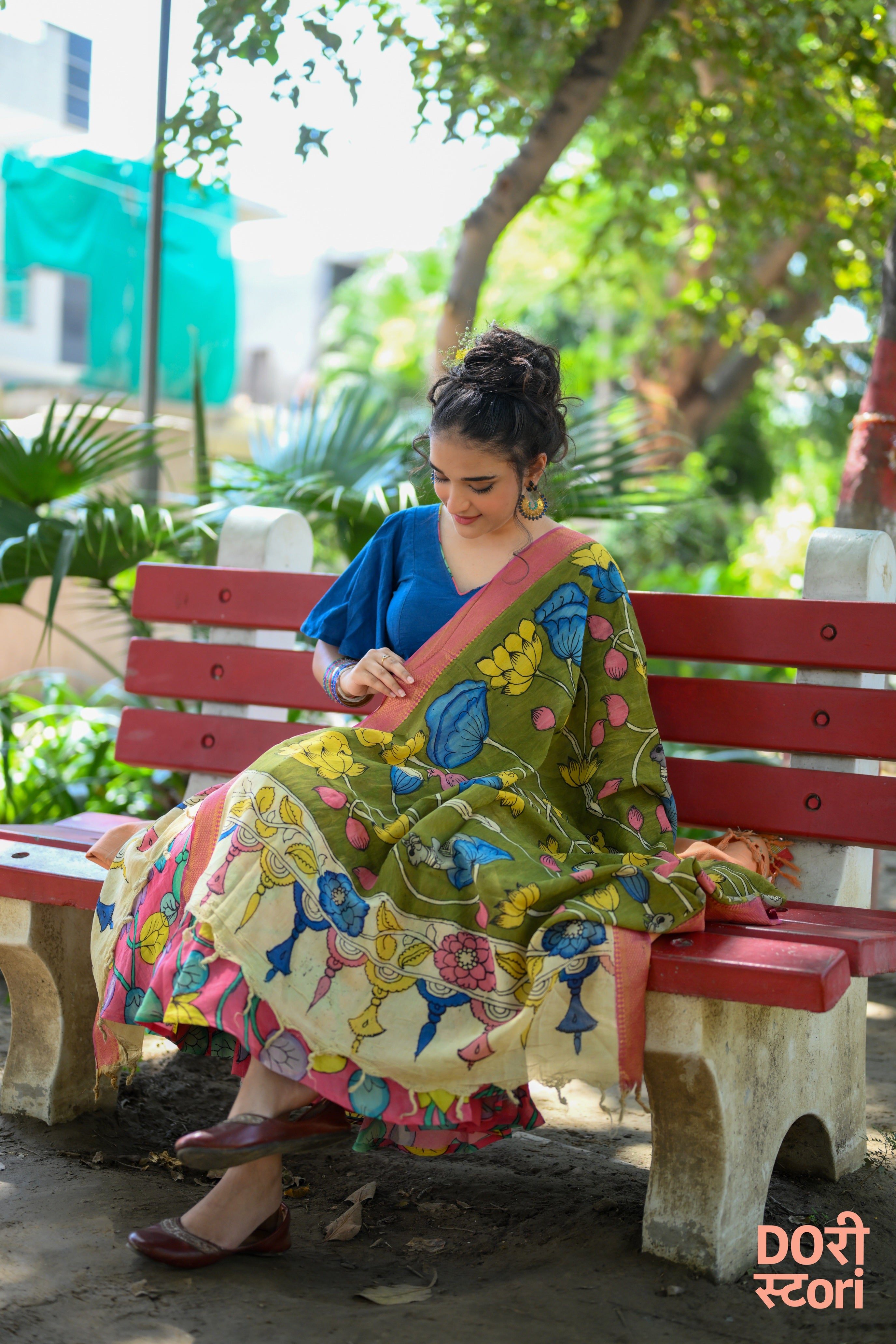 Navrang Leela Lehenga with Harita Sutram Dupatta
