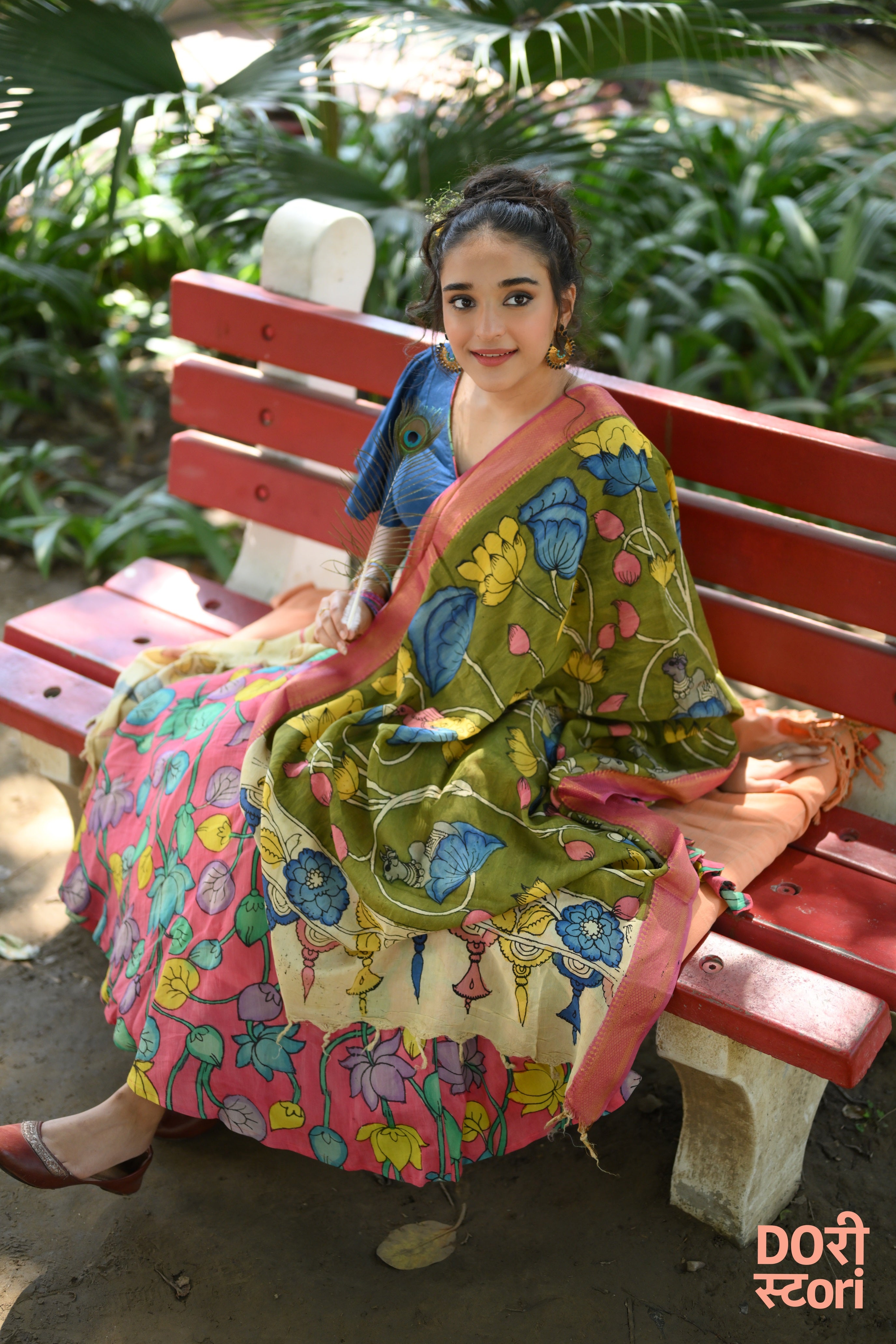 Navrang Leela Lehenga with Harita Sutram Dupatta