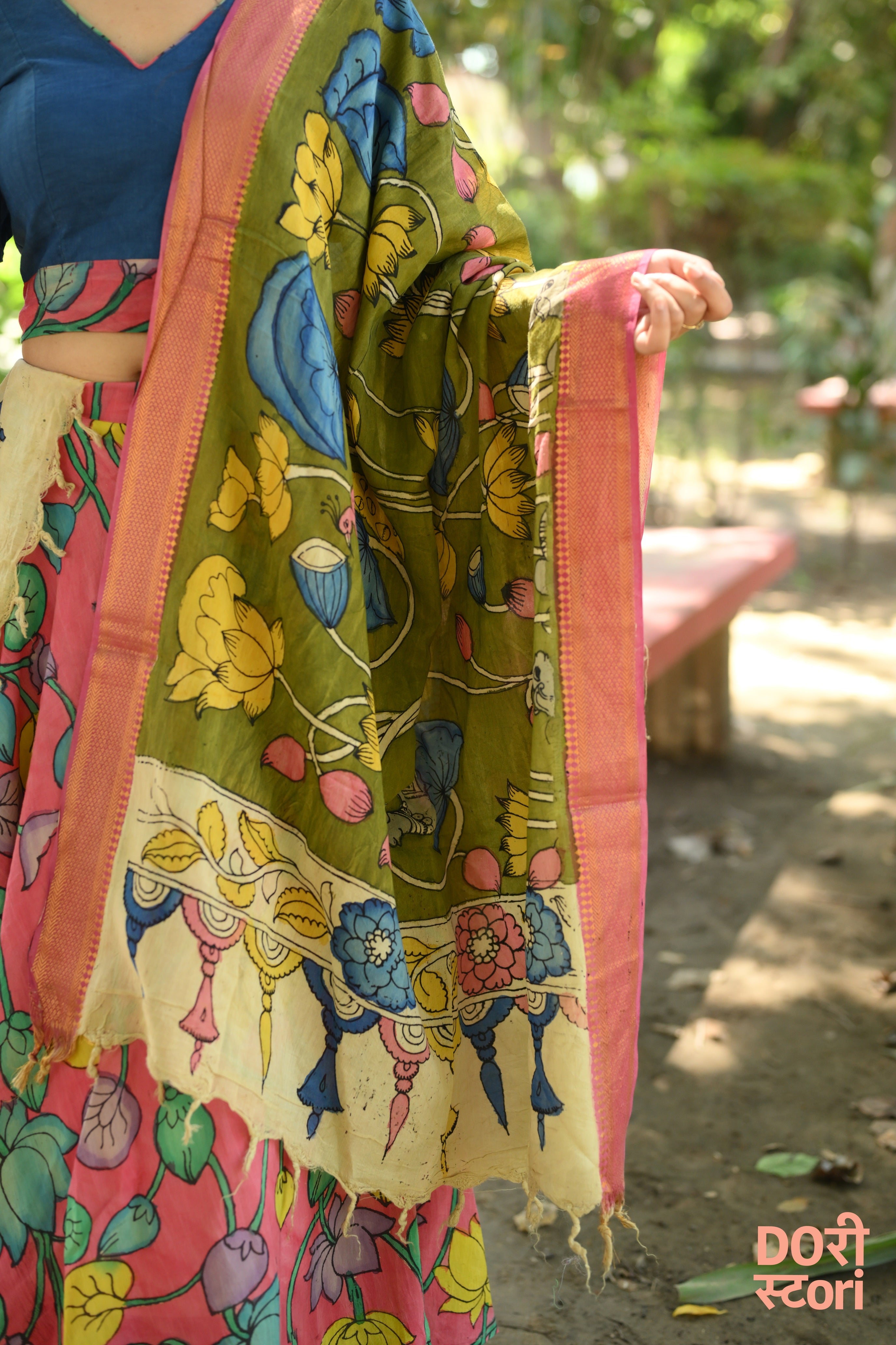 Navrang Leela Lehenga with Harita Sutram Dupatta