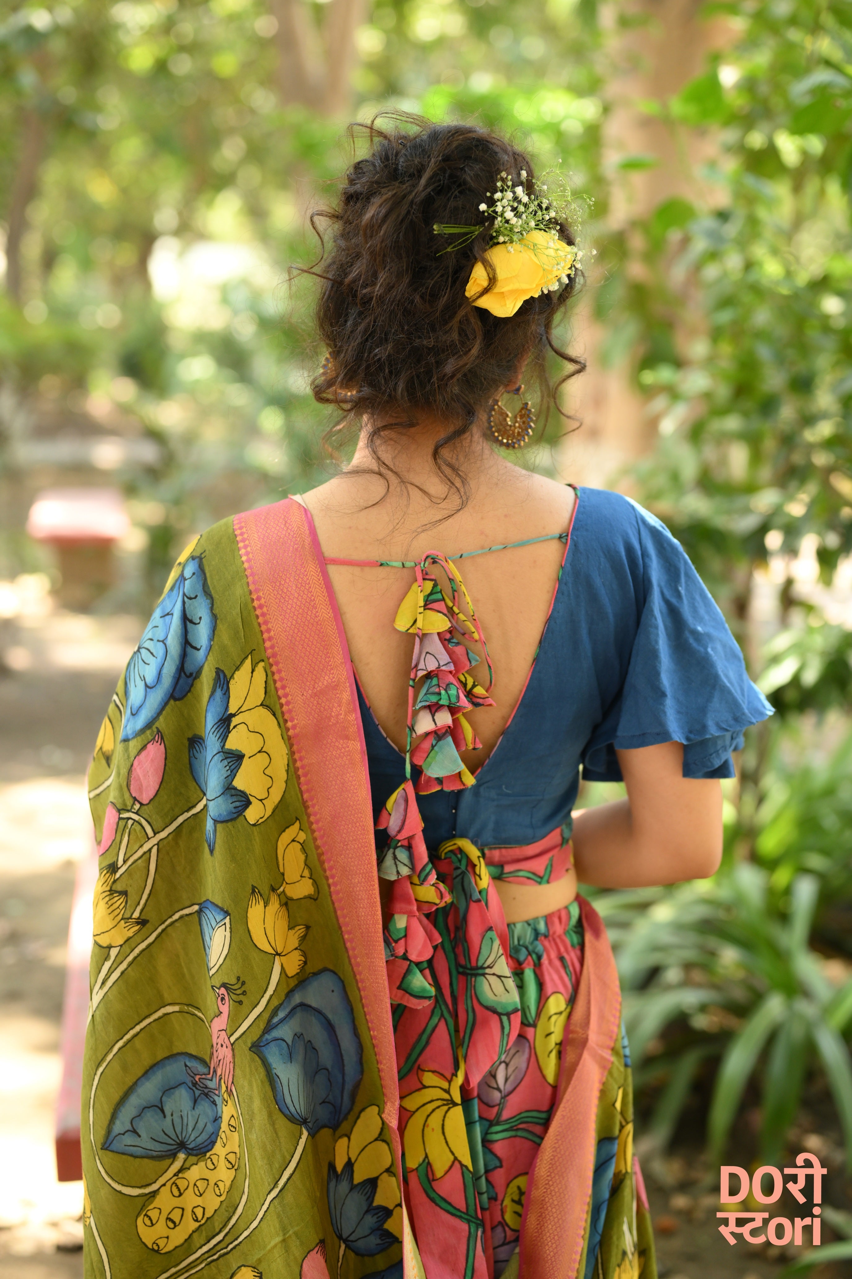 Navrang Leela Lehenga with Harita Sutram Dupatta