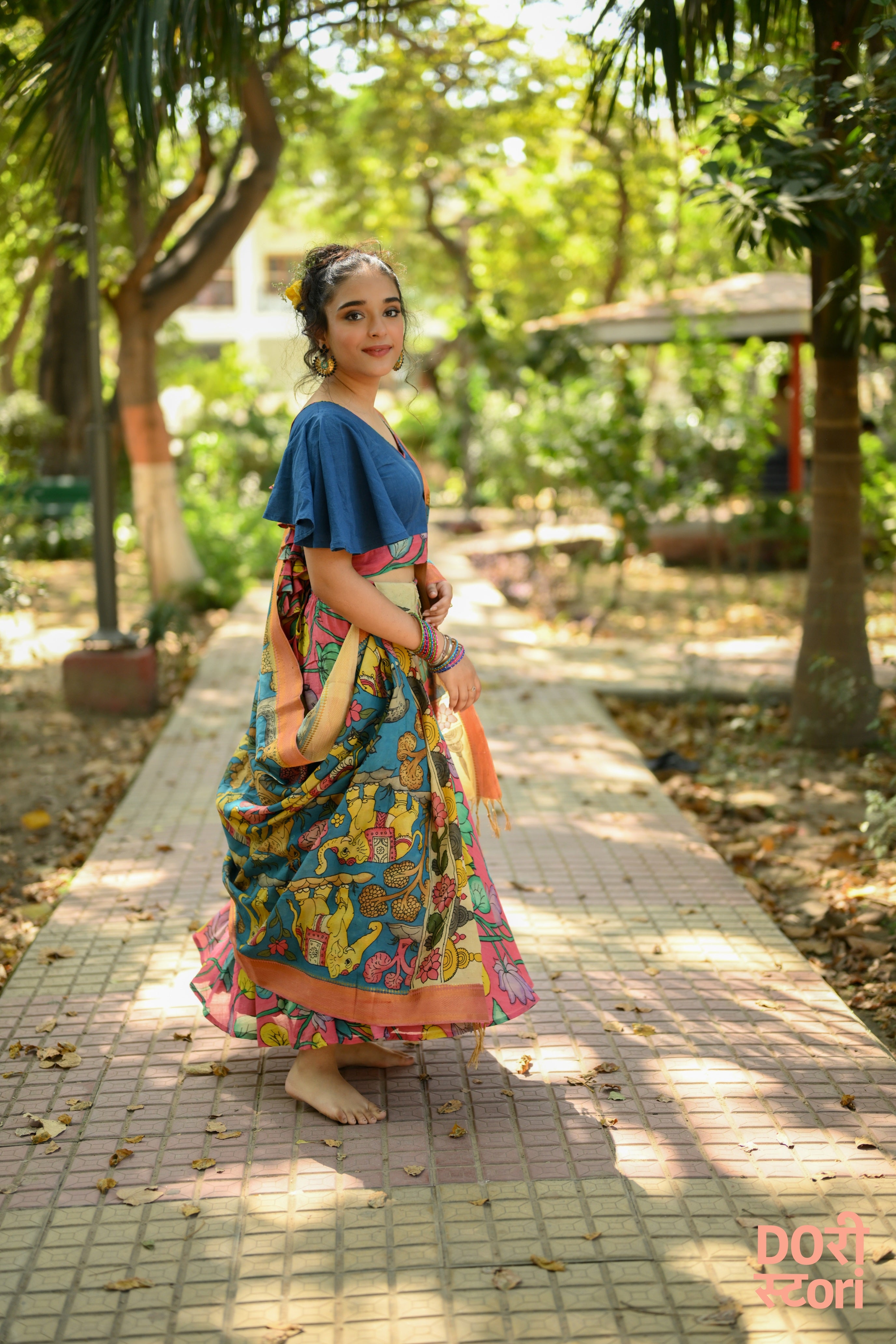 Navrang Leela Lehenga with Vanaja Dupatta