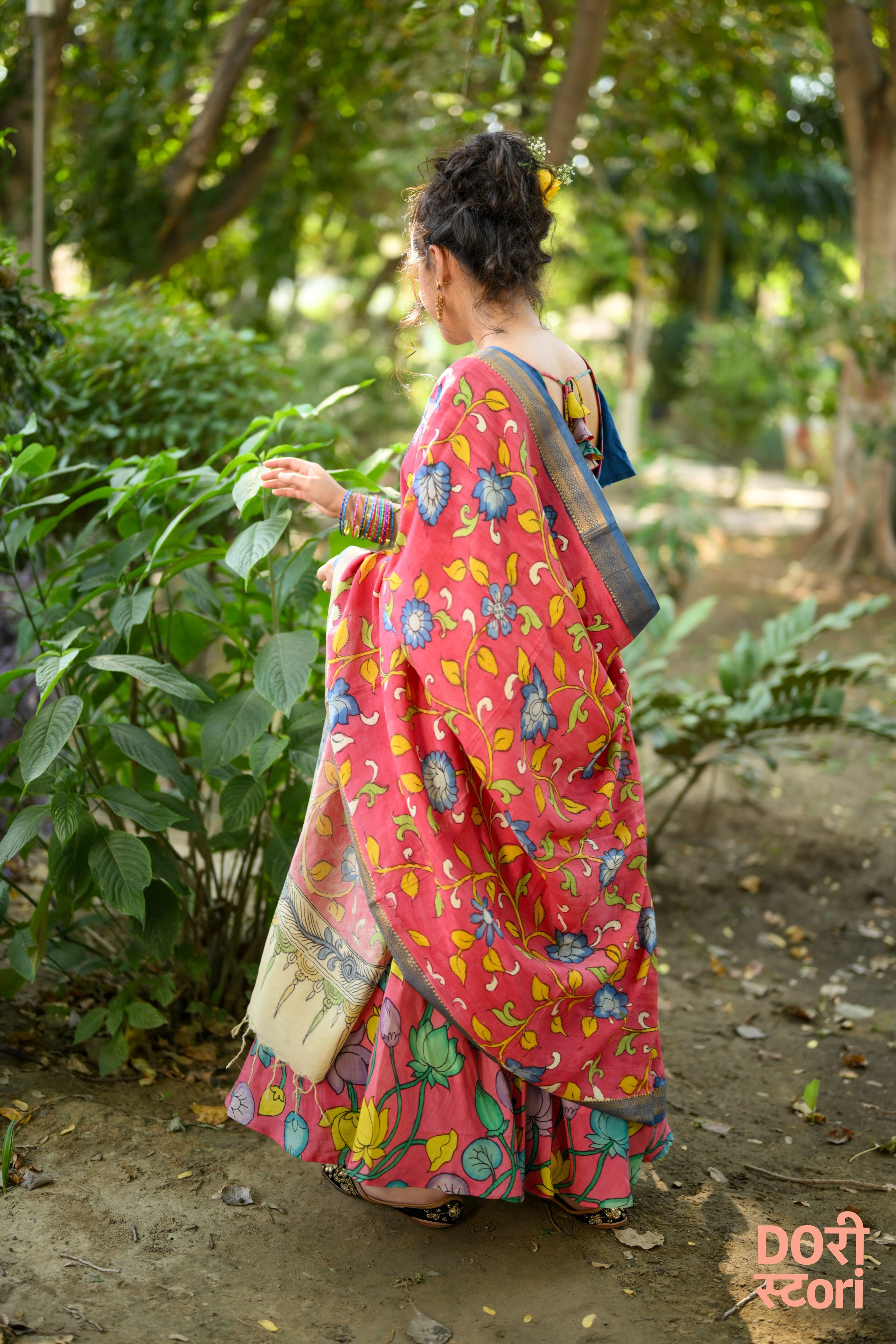 Navrang Leela Lehenga with Gulabi Basant Dupatta