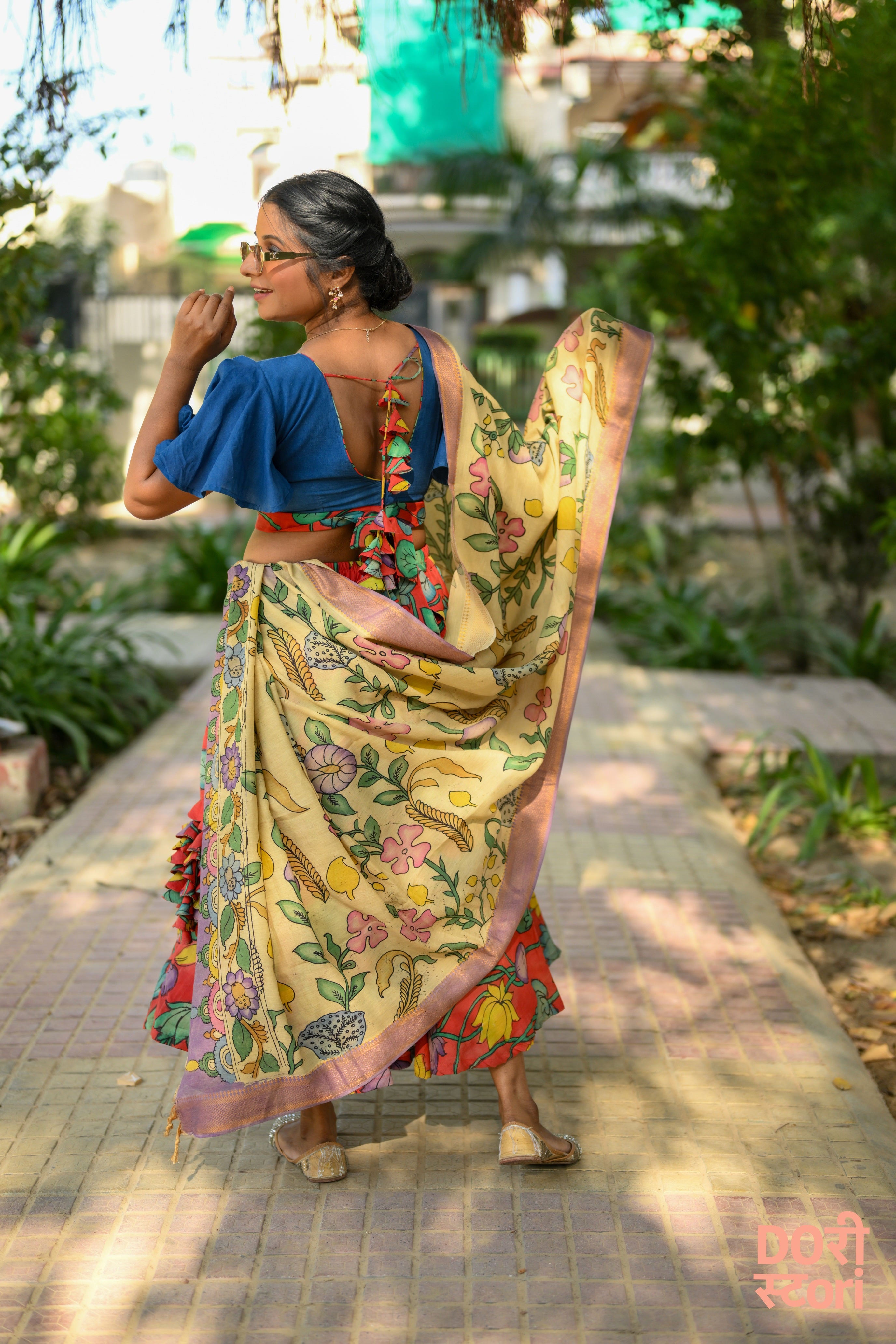 Navrang Leela Lehenga with Mrudu Pallavi Dupatta