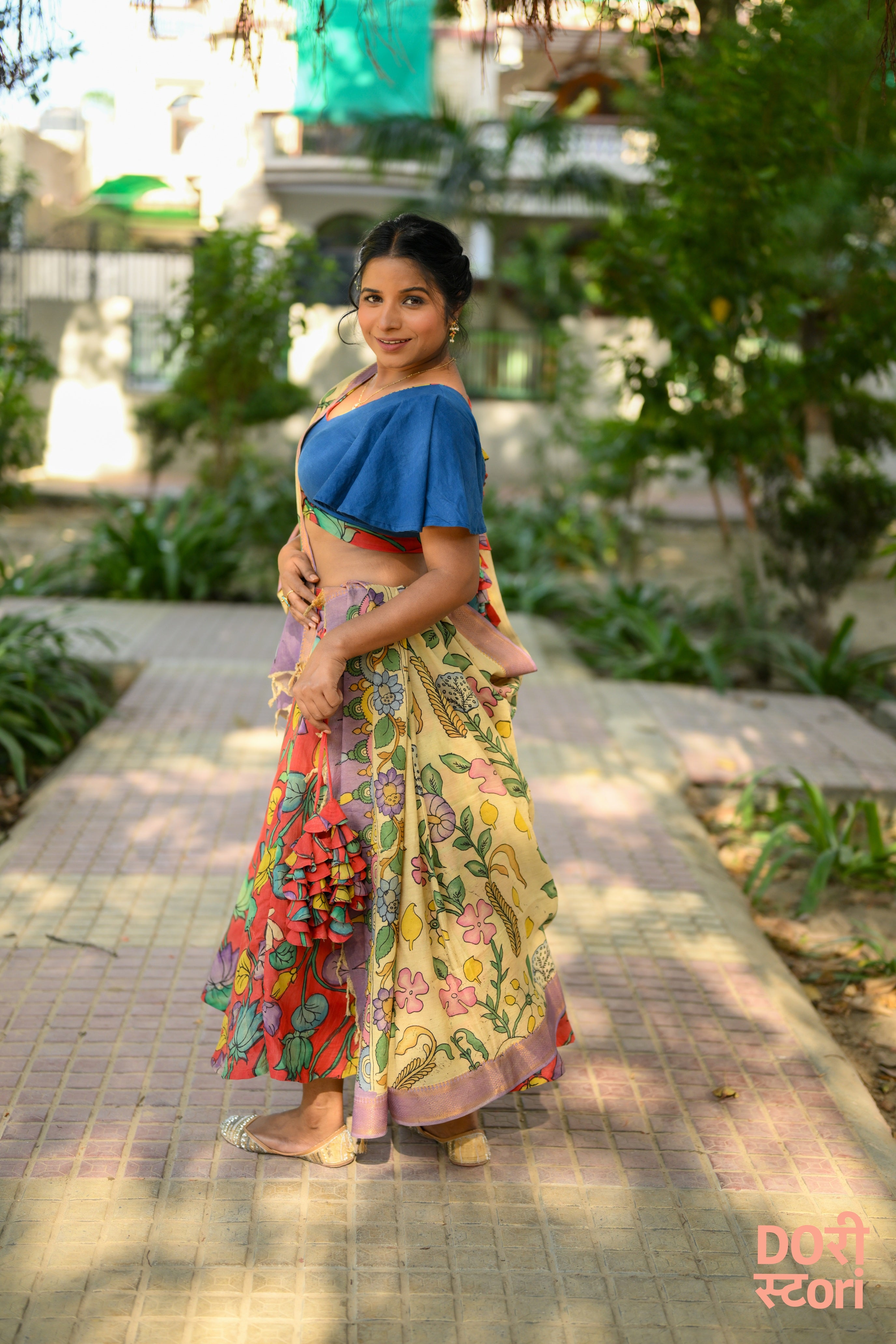 Navrang Leela Lehenga with Mrudu Pallavi Dupatta