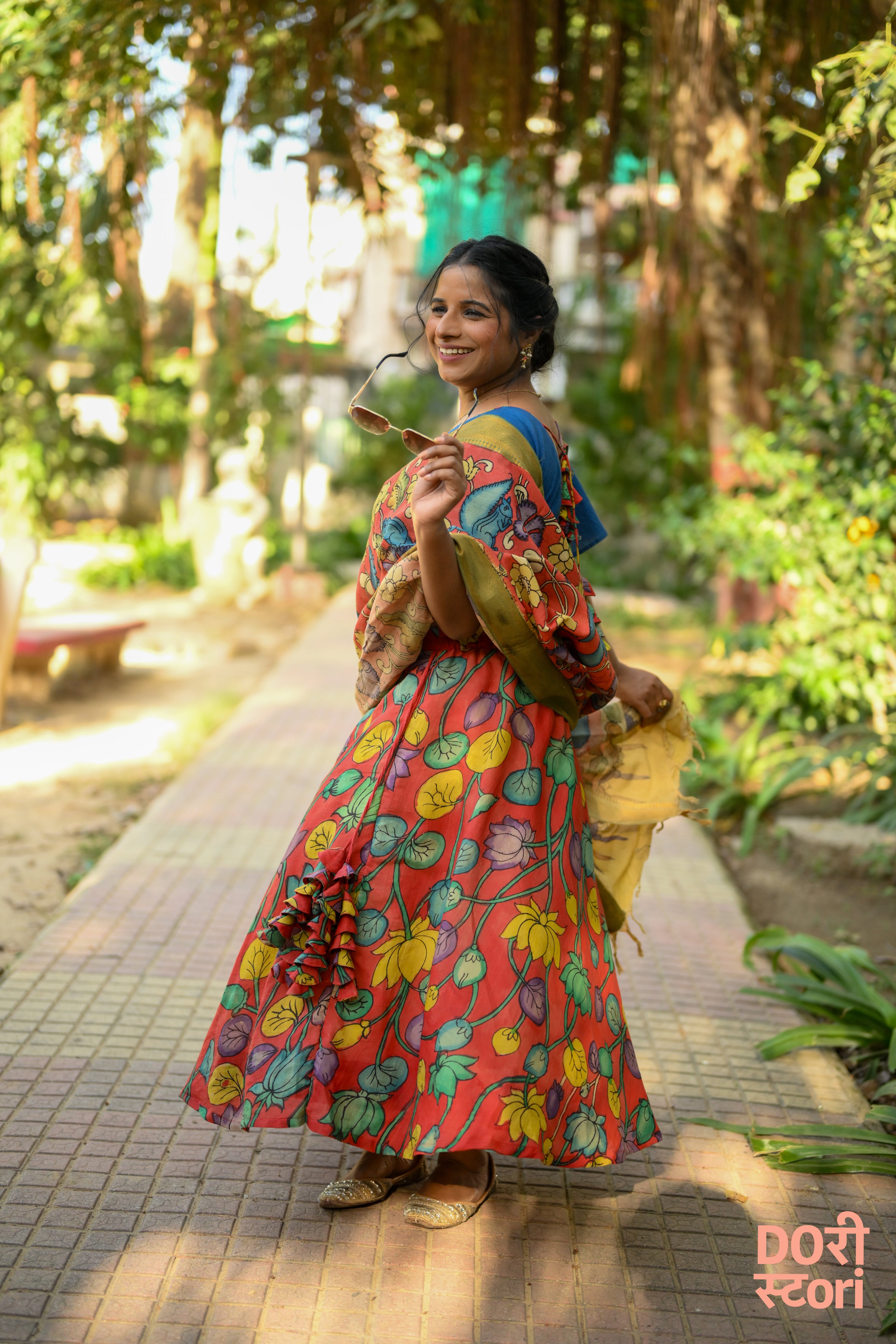 Navrang Leela Lehenga with Gulabi Saaz Dupatta
