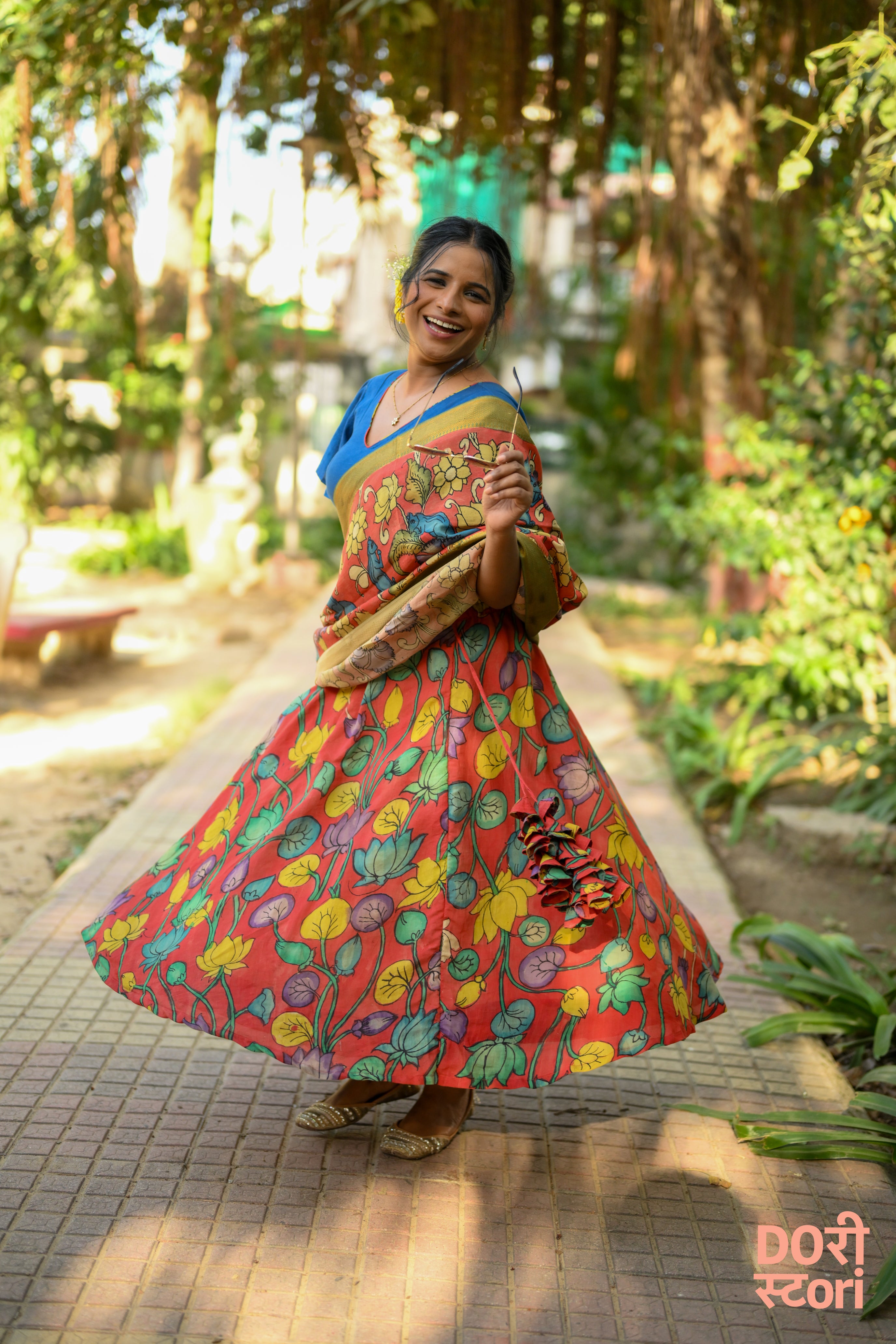 Navrang Leela Lehenga with Gulabi Saaz Dupatta
