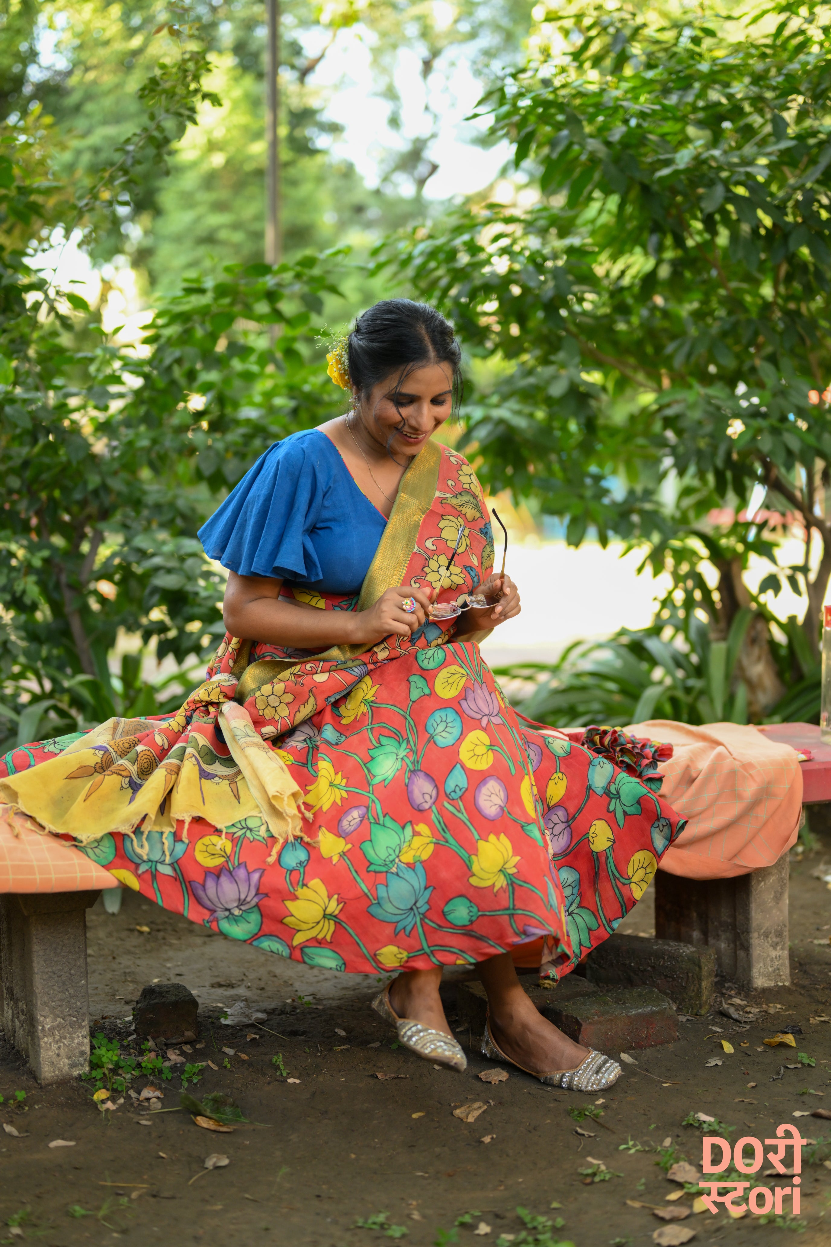 Navrang Leela Lehenga with Gulabi Saaz Dupatta