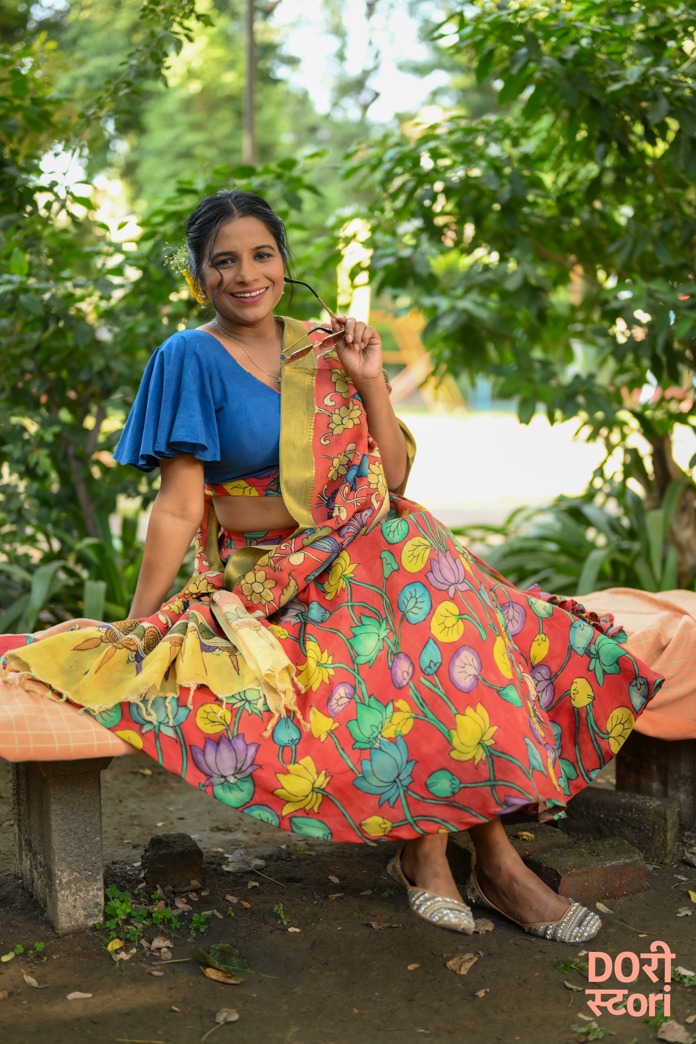 Navrang Leela Lehenga with Gulabi Saaz Dupatta