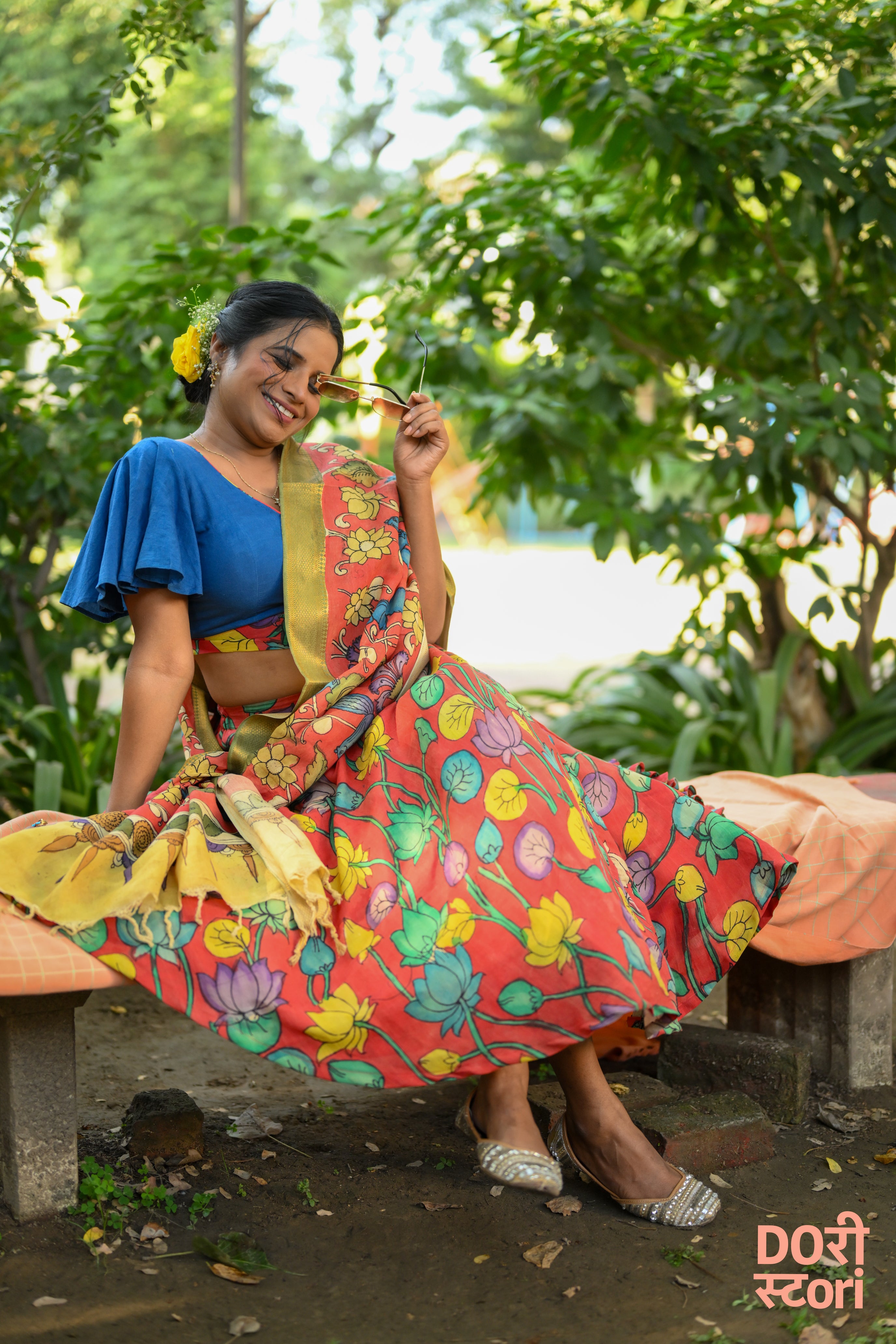 Navrang Leela Lehenga with Gulabi Saaz Dupatta