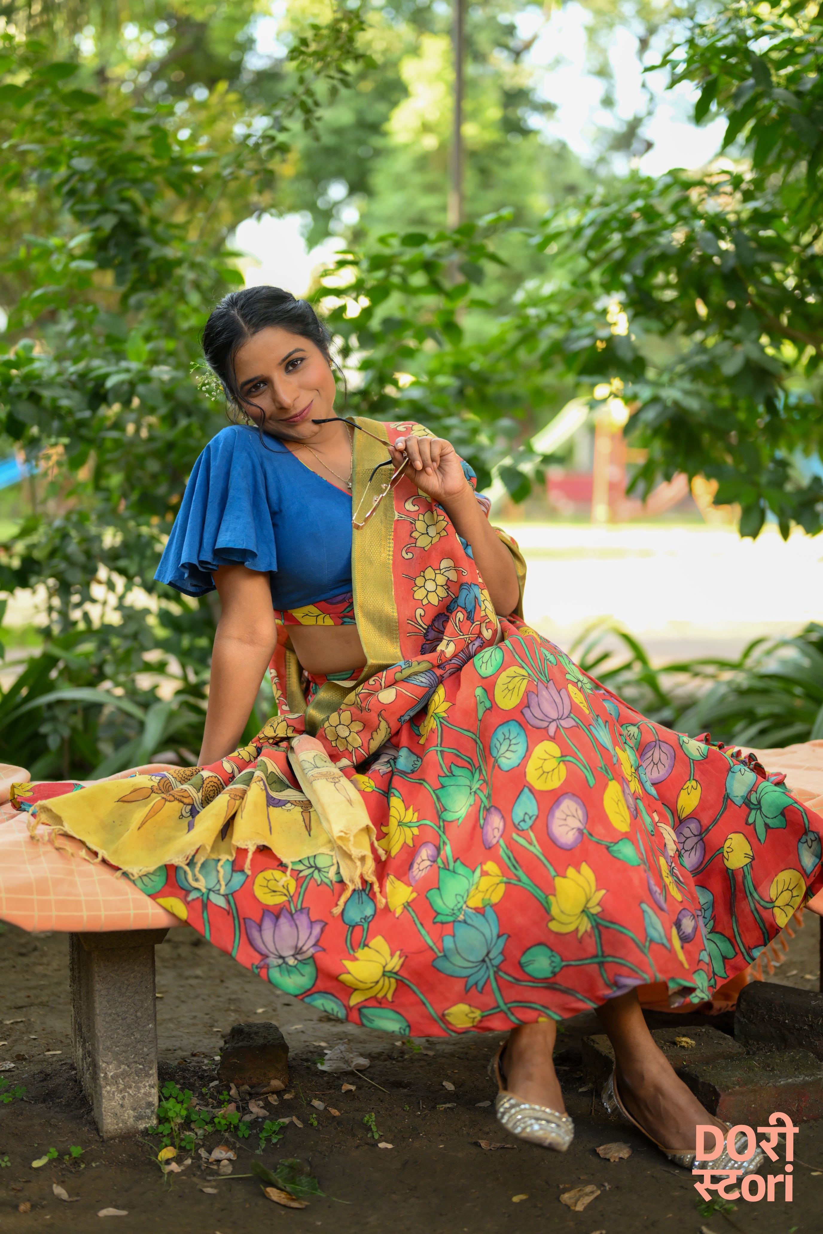 Navrang Leela Lehenga with Gulabi Saaz Dupatta
