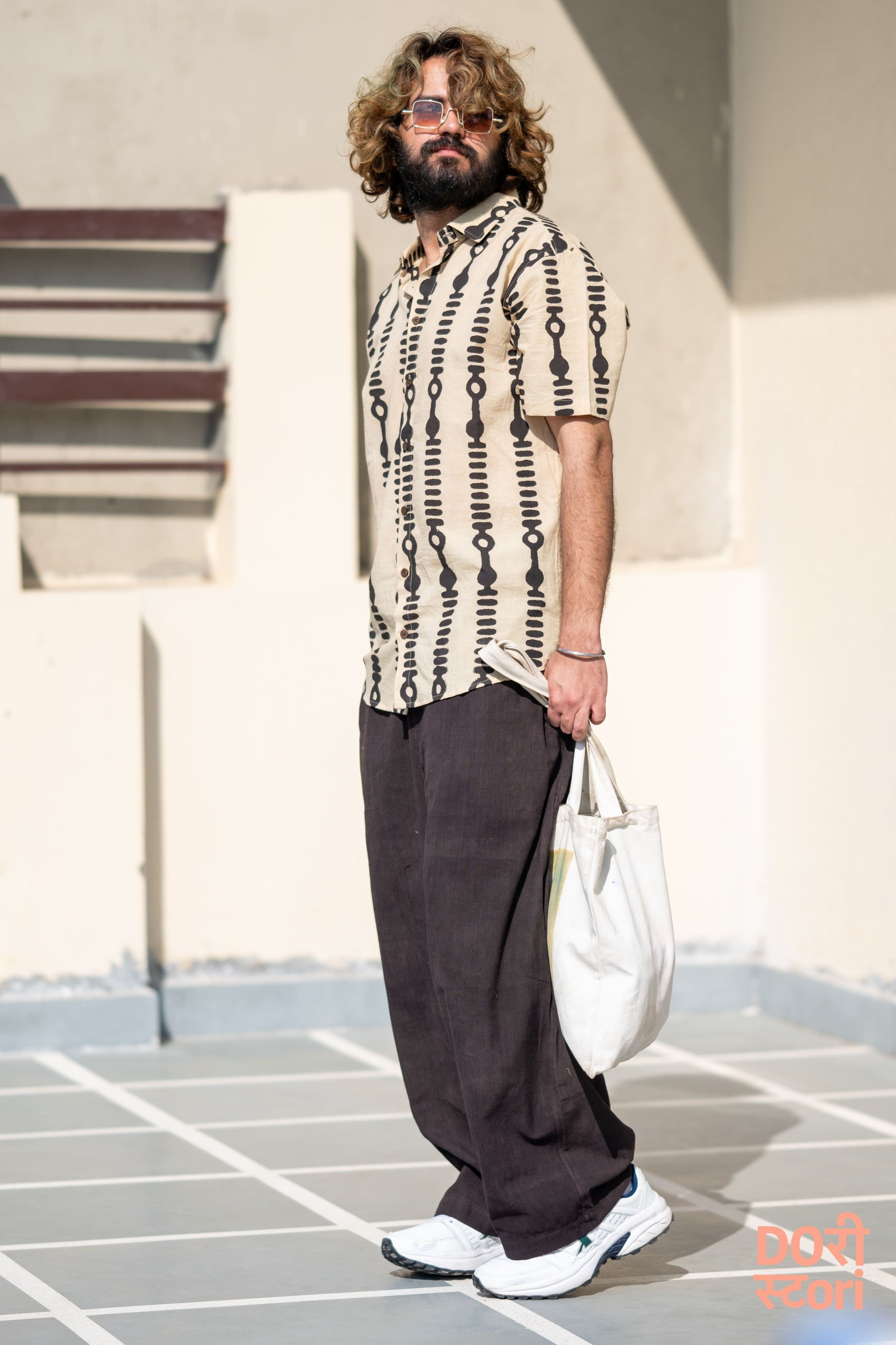 Ode to Khadi - Black Trousers