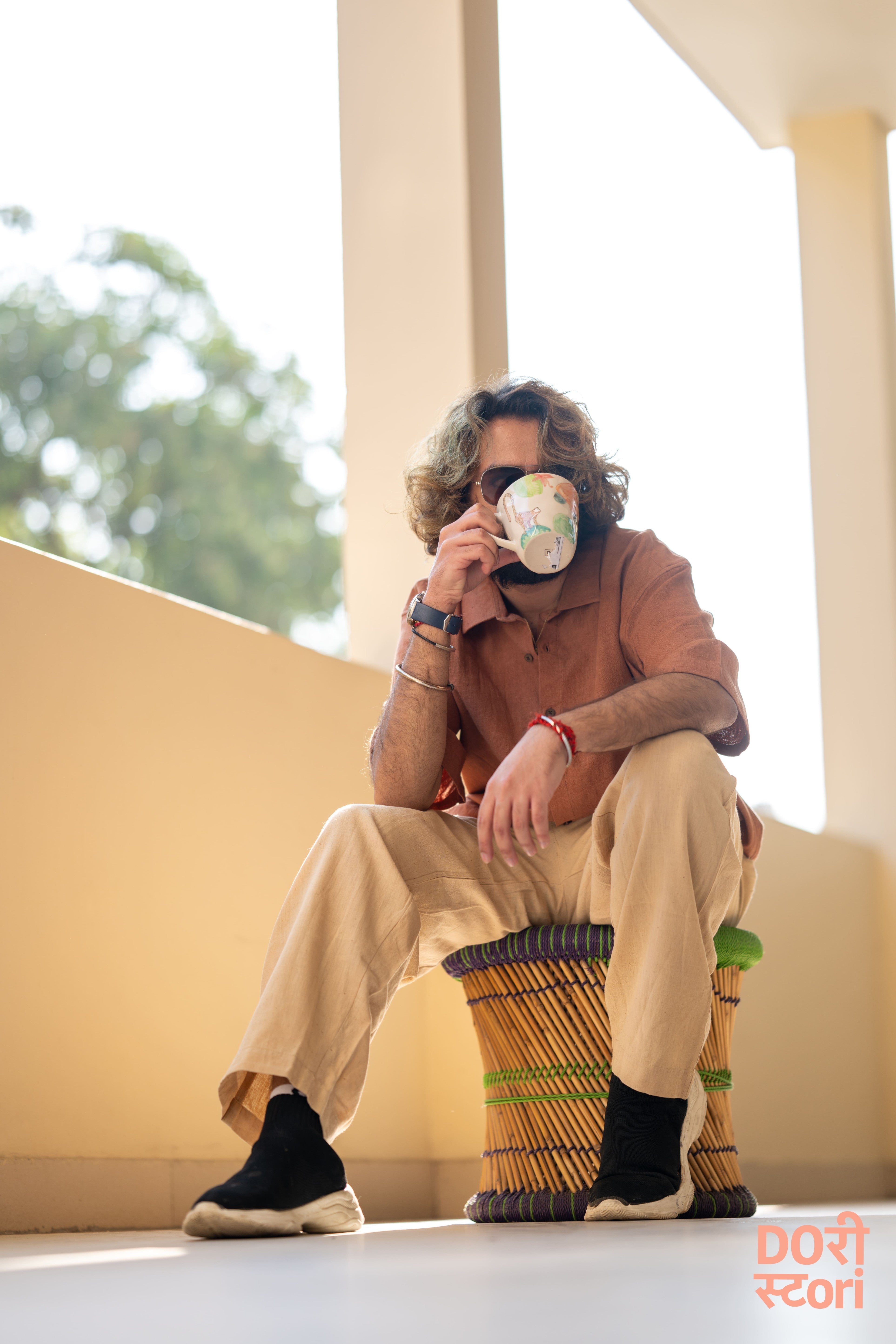 Ode to Khadi - Biege Trousers