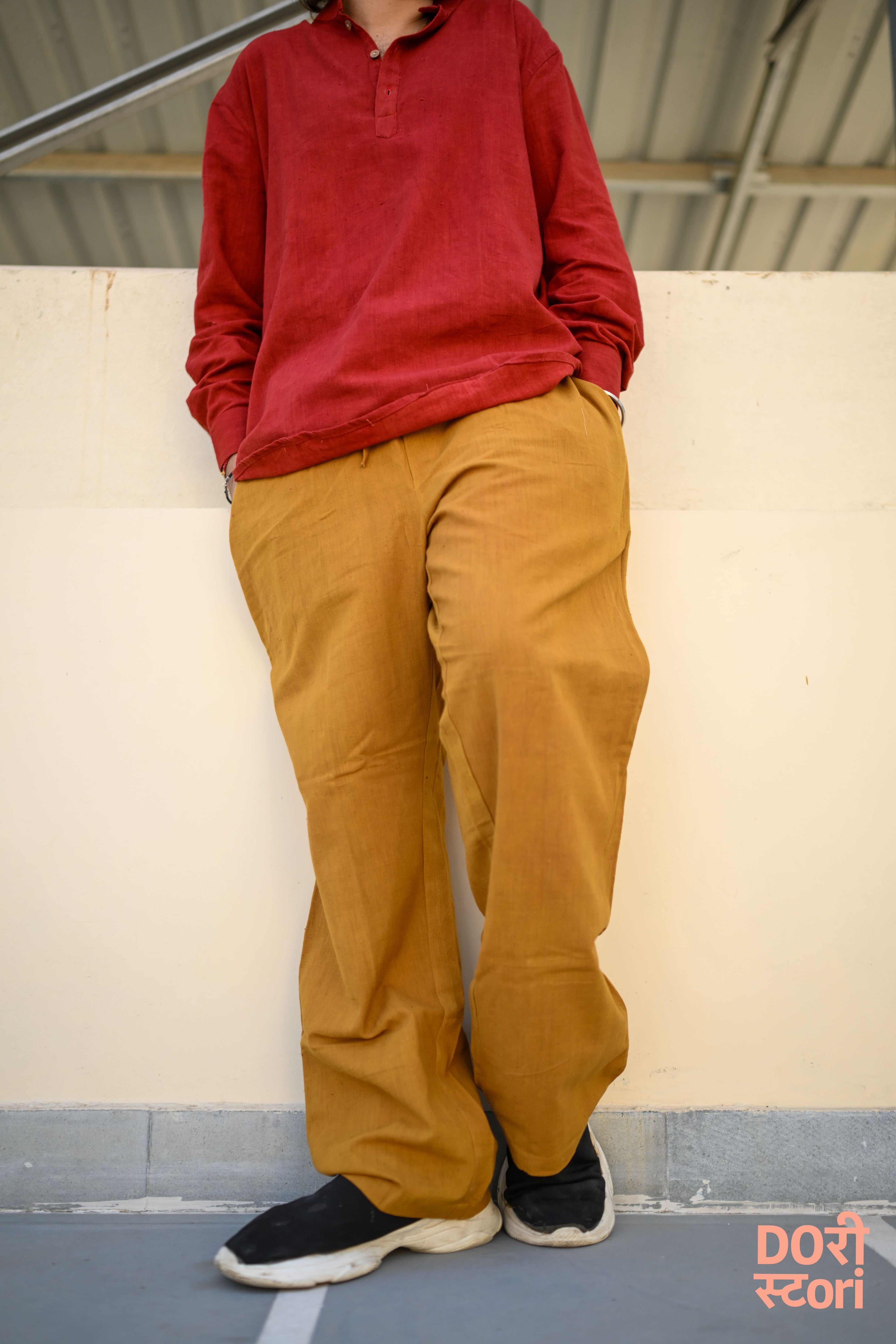 Ode to Khadi - Mustard Trousers