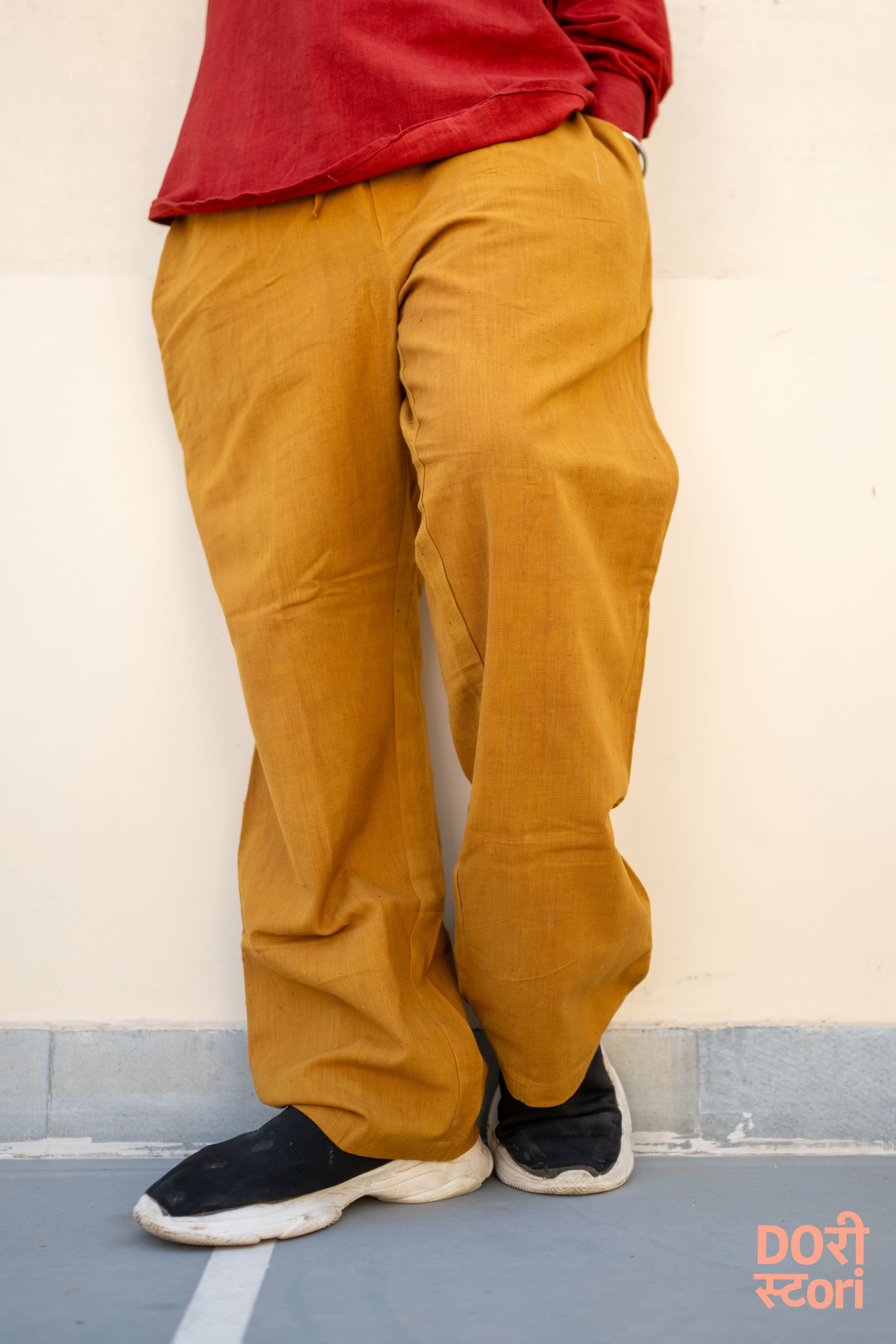 Ode to Khadi - Mustard Trousers
