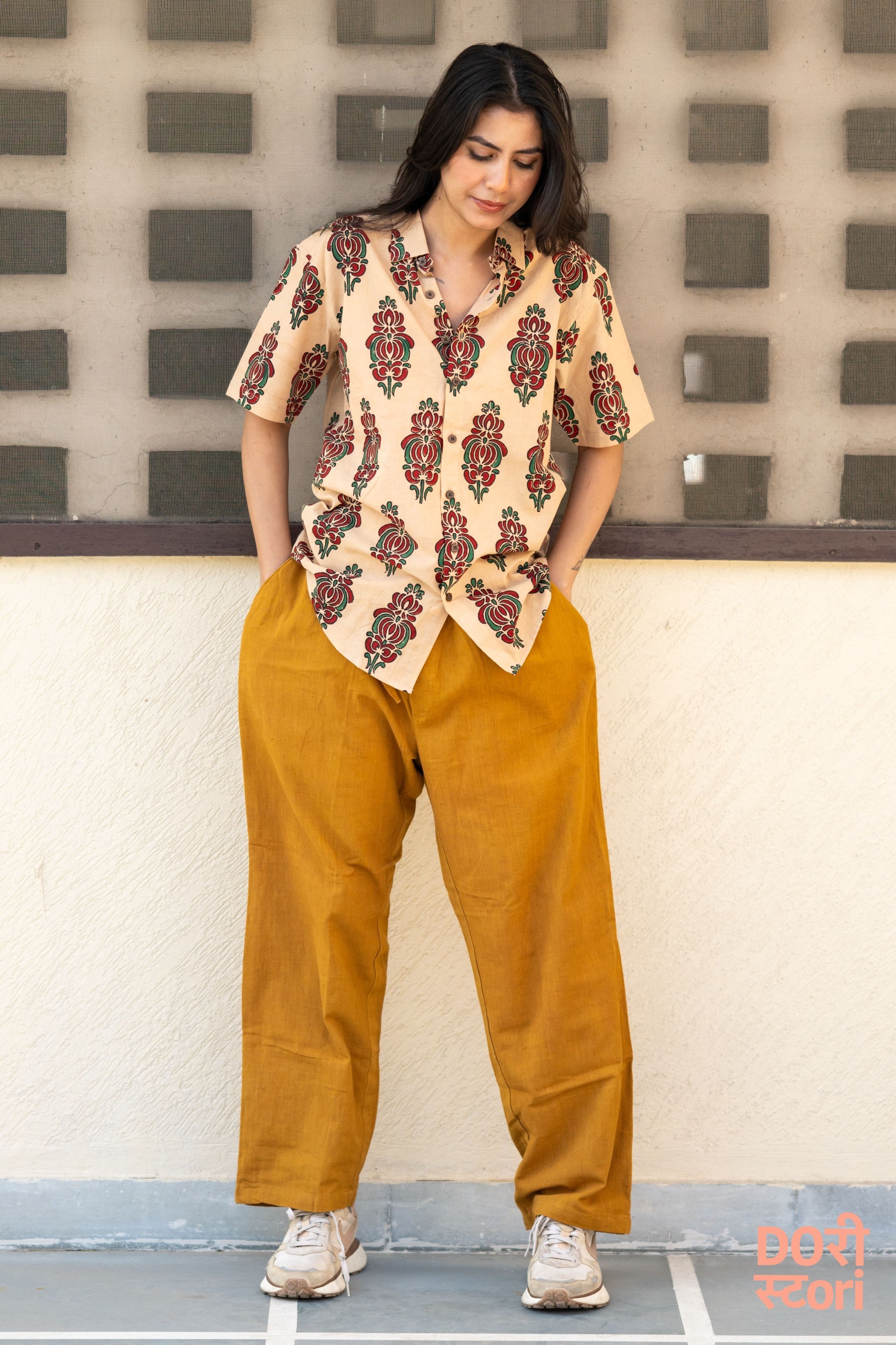 Ode to Khadi - Mustard Trousers