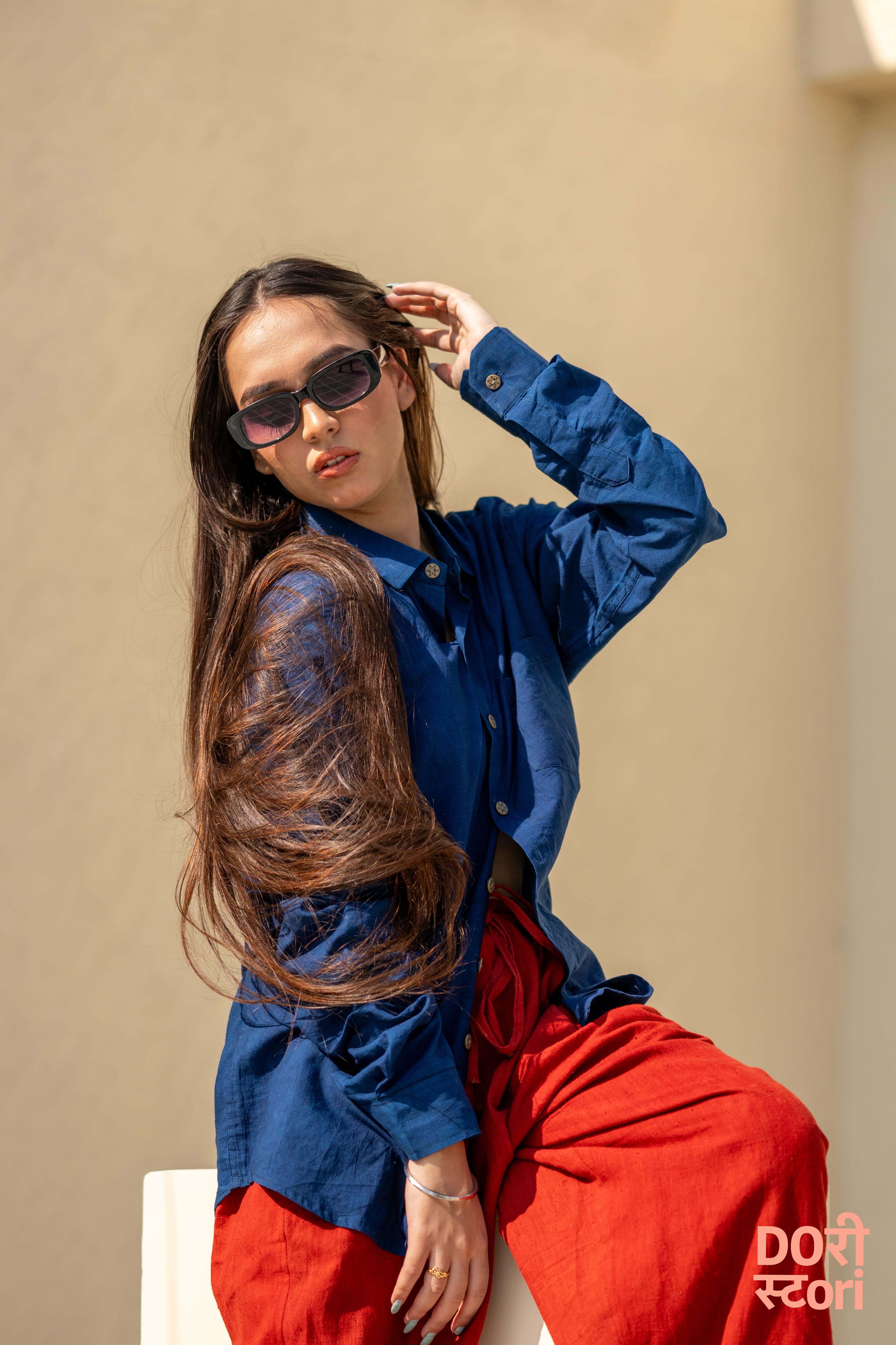 Ode to Khadi- Red Trousers