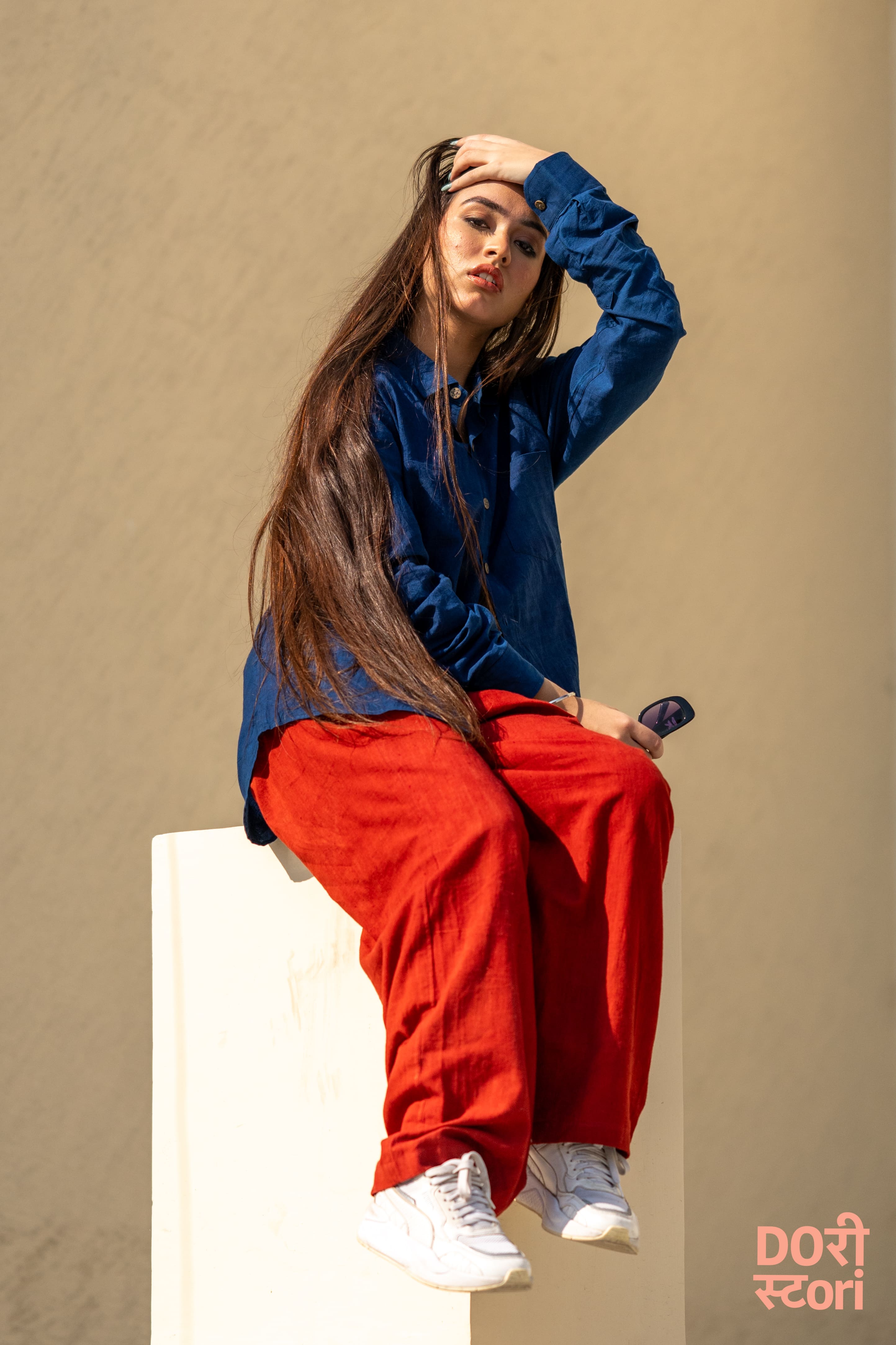 Ode to Khadi- Red Trousers