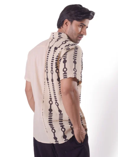 Zindagi ki Journey half sleevs shirt with Cherokee River print